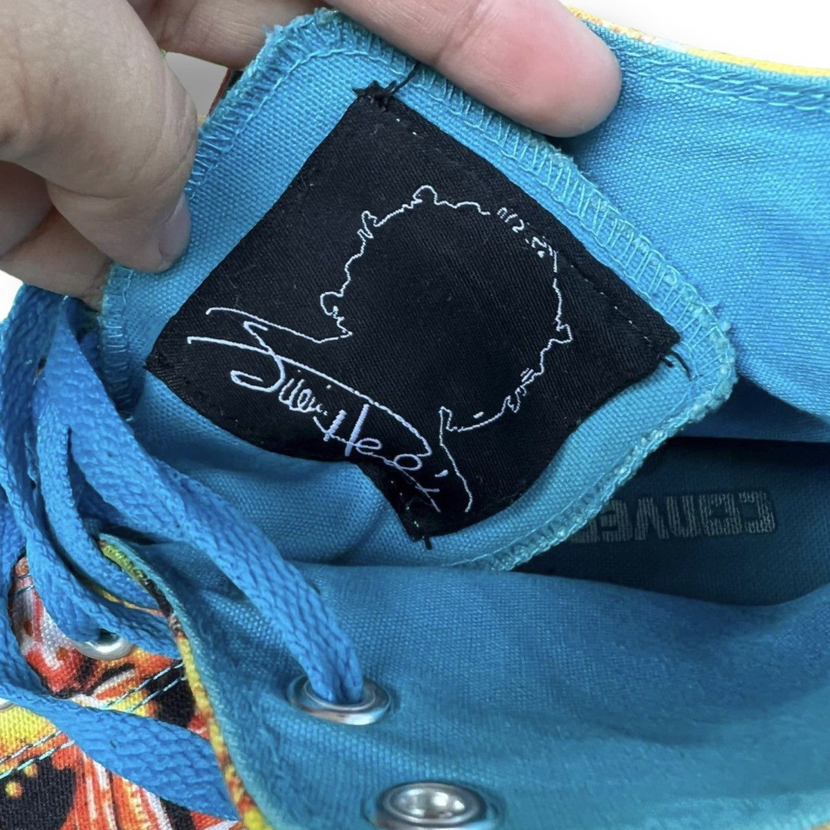 Converse × Vintage Jimi Hendrix Converse All Star Chuck Taylor Hi Top Sneakers Size US 9.5 / EU 42-43 - 6 Thumbnail