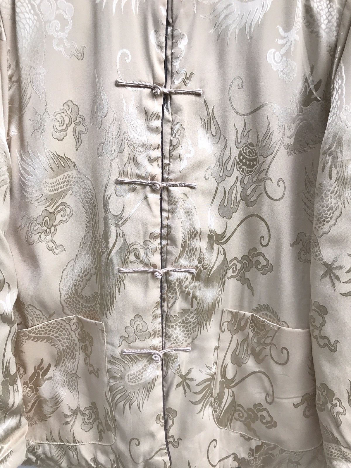Japanese Brand Vintage Silk Dragon Embroidered Reversible Cheongsam Size US L / EU 52-54 / 3 - 5 Thumbnail