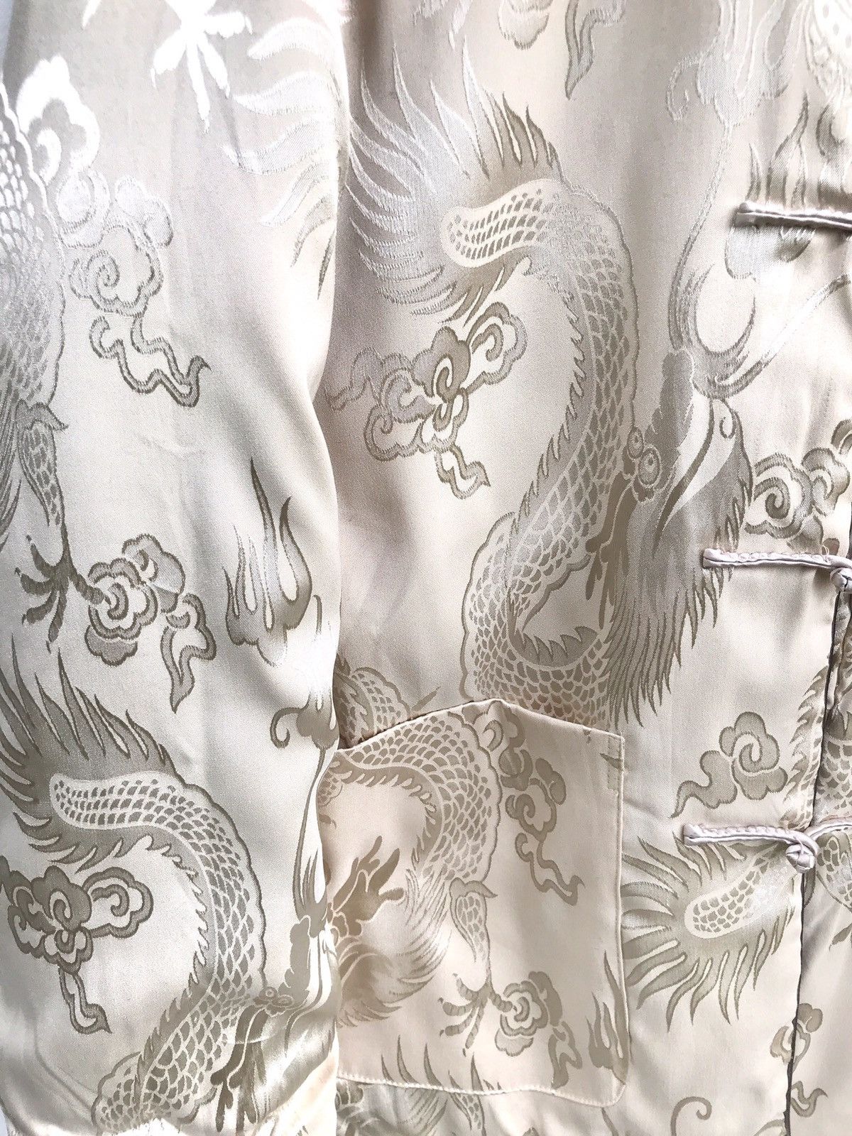 Japanese Brand Vintage Silk Dragon Embroidered Reversible Cheongsam Size US L / EU 52-54 / 3 - 8 Thumbnail