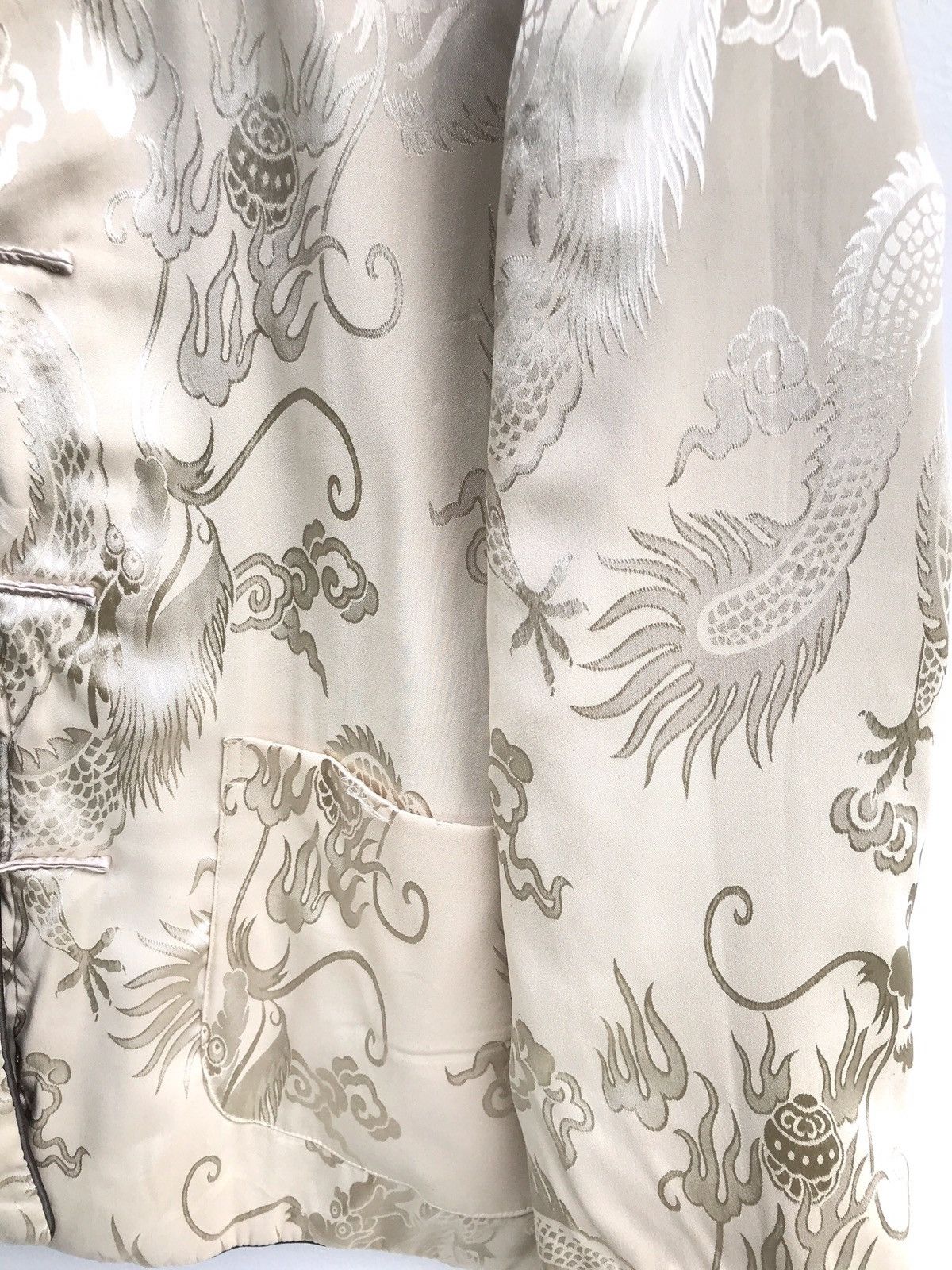 Japanese Brand Vintage Silk Dragon Embroidered Reversible Cheongsam Size US L / EU 52-54 / 3 - 6 Thumbnail