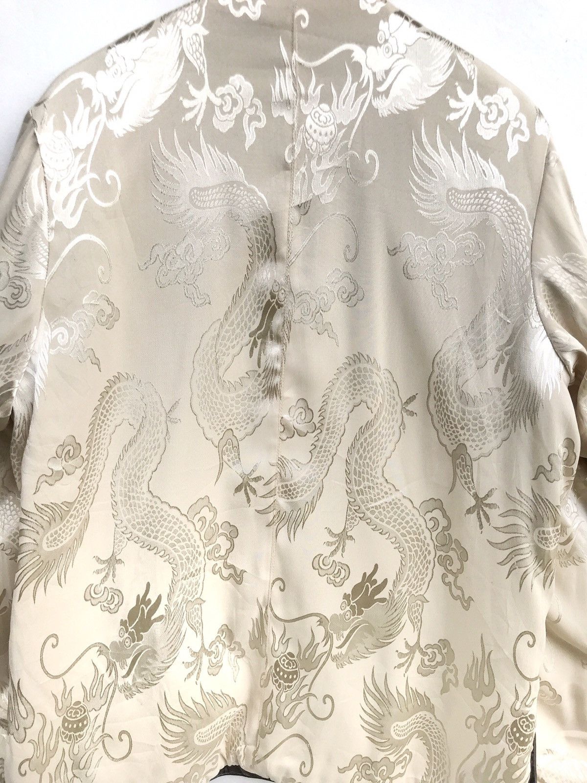 Japanese Brand Vintage Silk Dragon Embroidered Reversible Cheongsam Size US L / EU 52-54 / 3 - 7 Thumbnail
