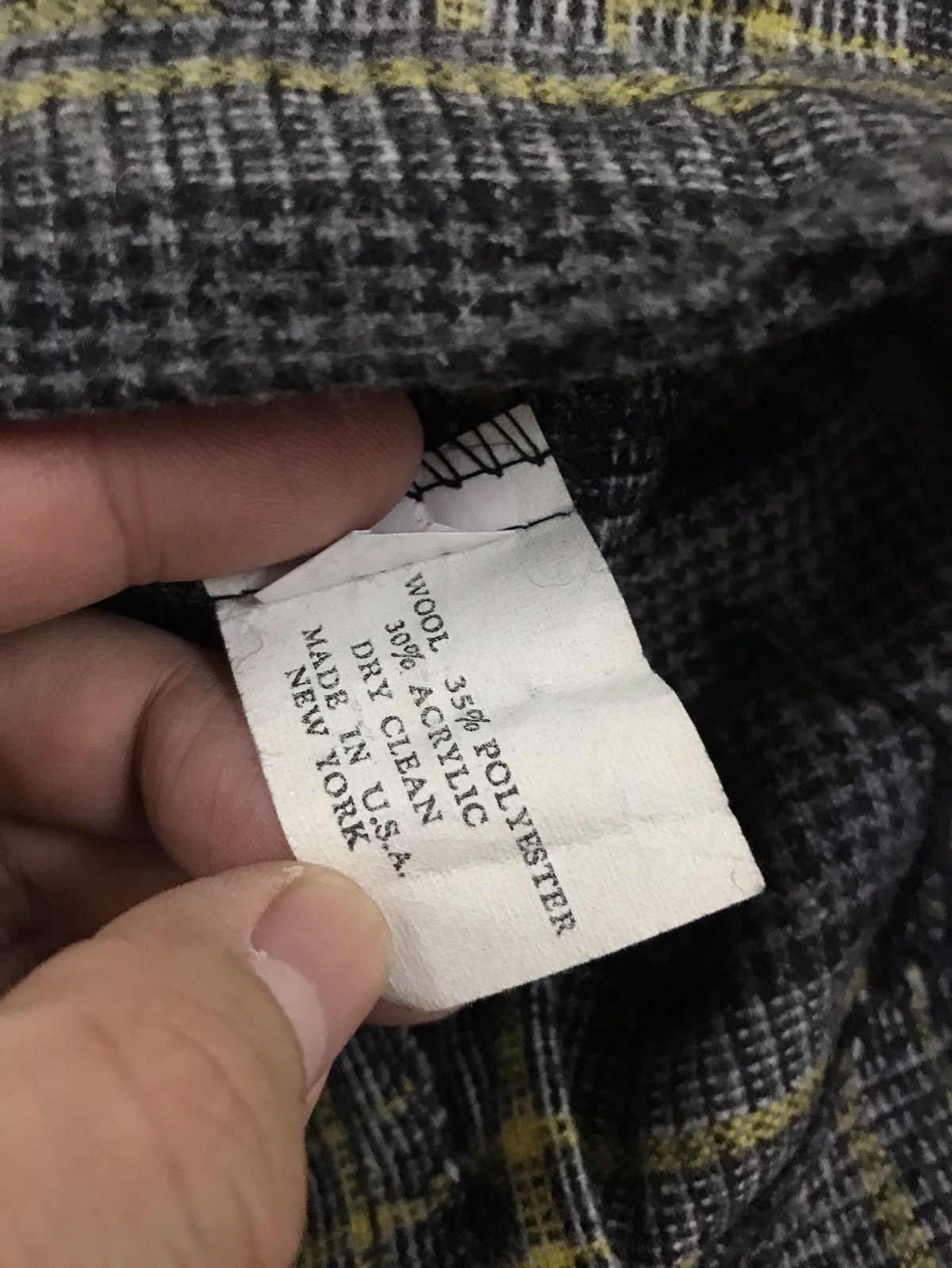 Vintage Vintage Made In USA Jack NY Wool High Waist Pants Size US 26 / EU 42 - 7 Thumbnail