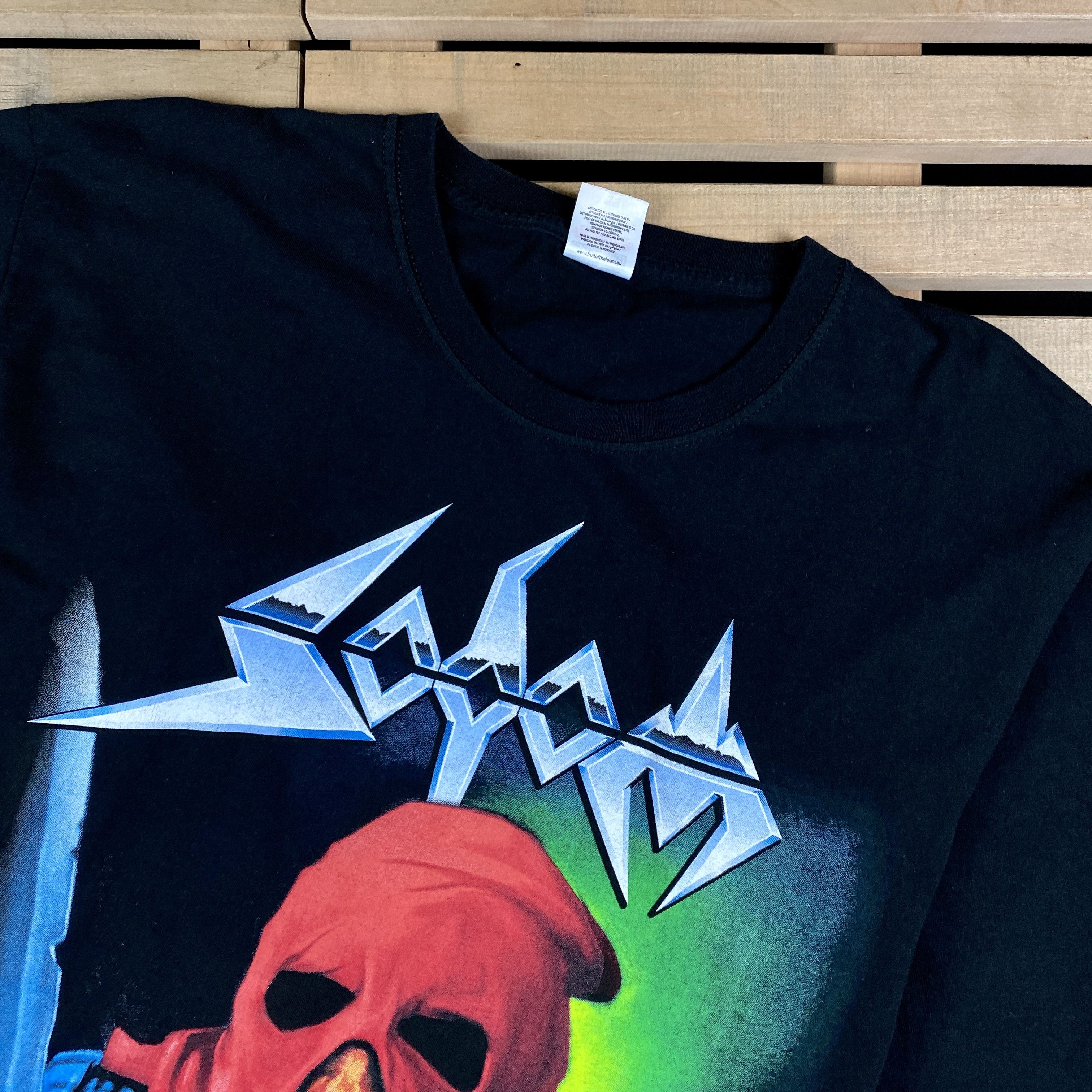Band Tees × Vintage Vintage T Shirt Long Sleeve Sodom In The Sign Of Coil Size US L / EU 52-54 / 3 - 2 Thumbnail