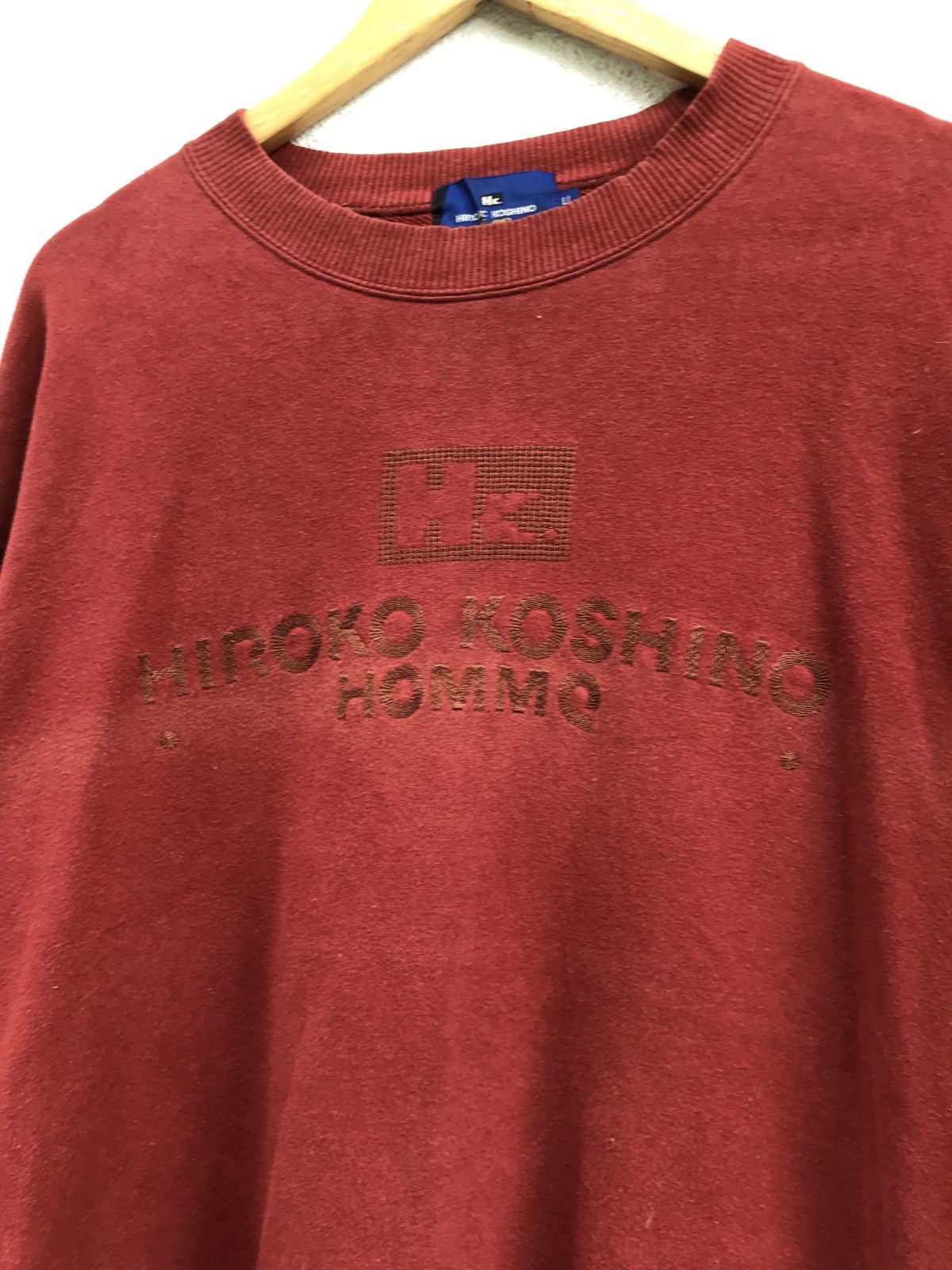 Japanese Brand Japanese Brand Hiroko Koshino Crewneck Sweatshirt Size US L / EU 52-54 / 3 - 4 Thumbnail