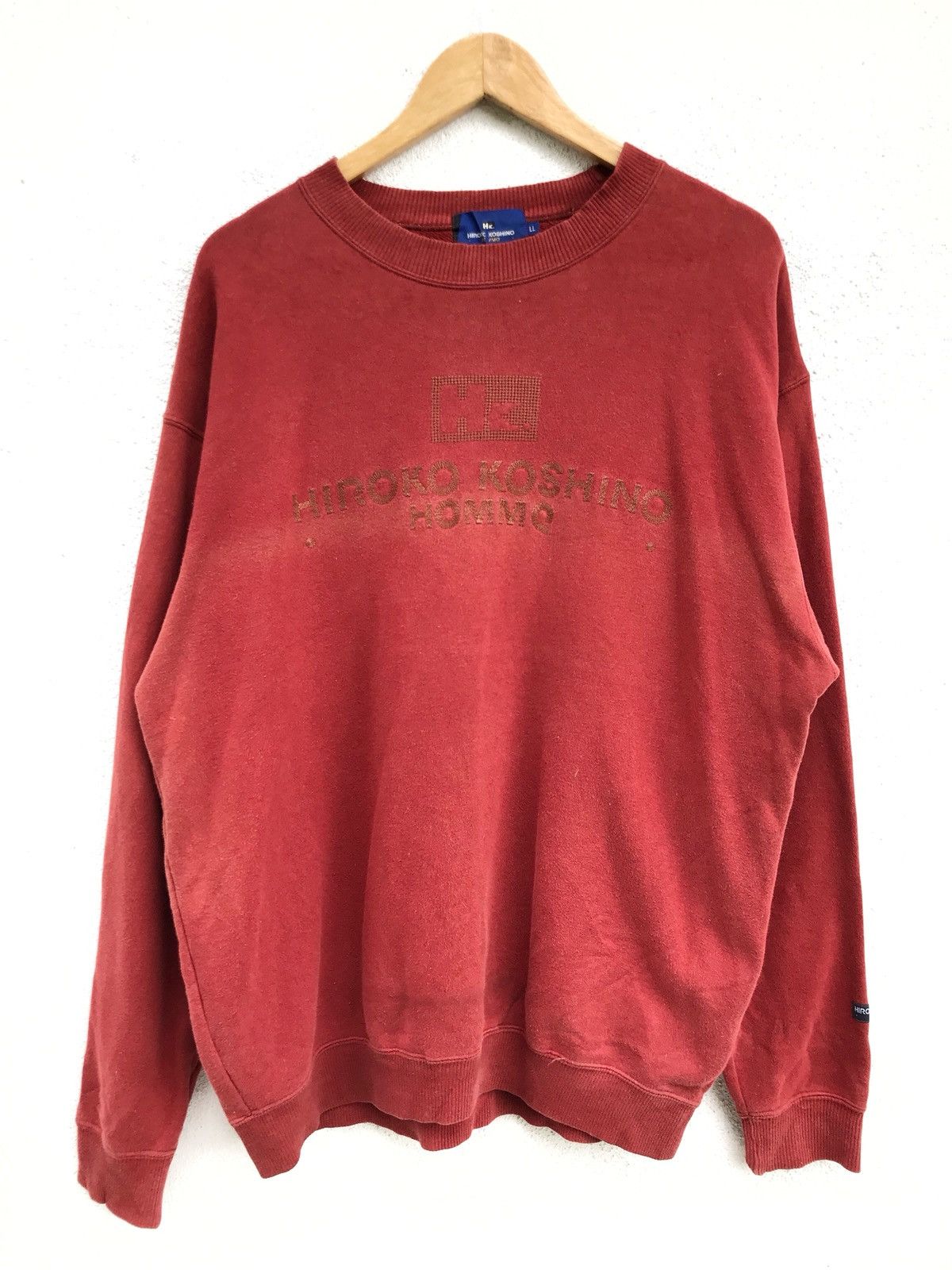 Japanese Brand Japanese Brand Hiroko Koshino Crewneck Sweatshirt Size US L / EU 52-54 / 3 - 1 Thumbnail