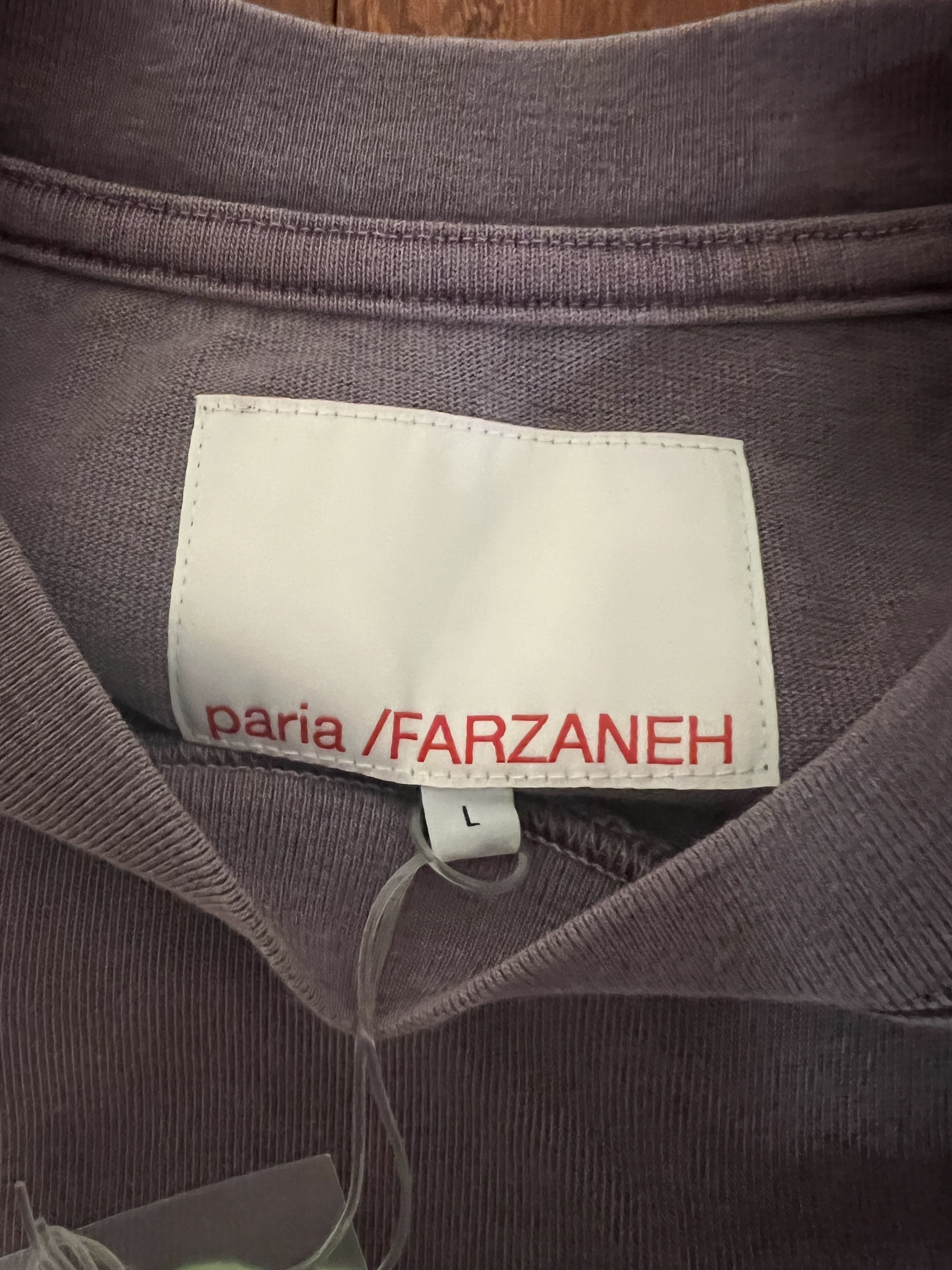 Paria Farzaneh 💚 Paria Farzaneh Still Standing Berry T-Shirt Large NEW Size US L / EU 52-54 / 3 - 7 Thumbnail