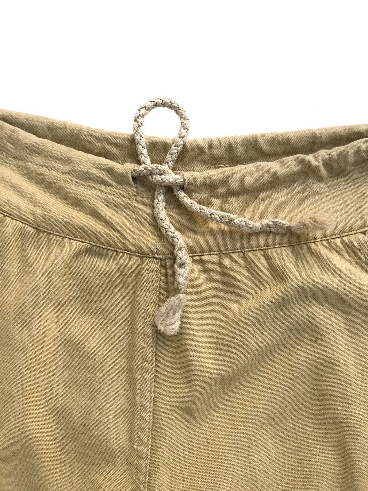 Japanese Brand Utility Canvas Wide Leg Baggy Minimalist Made in USA Pants Size US 33 - 7 Thumbnail