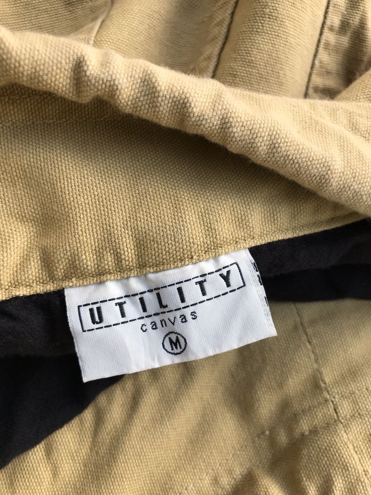 Japanese Brand Utility Canvas Wide Leg Baggy Minimalist Made in USA Pants Size US 33 - 9 Thumbnail