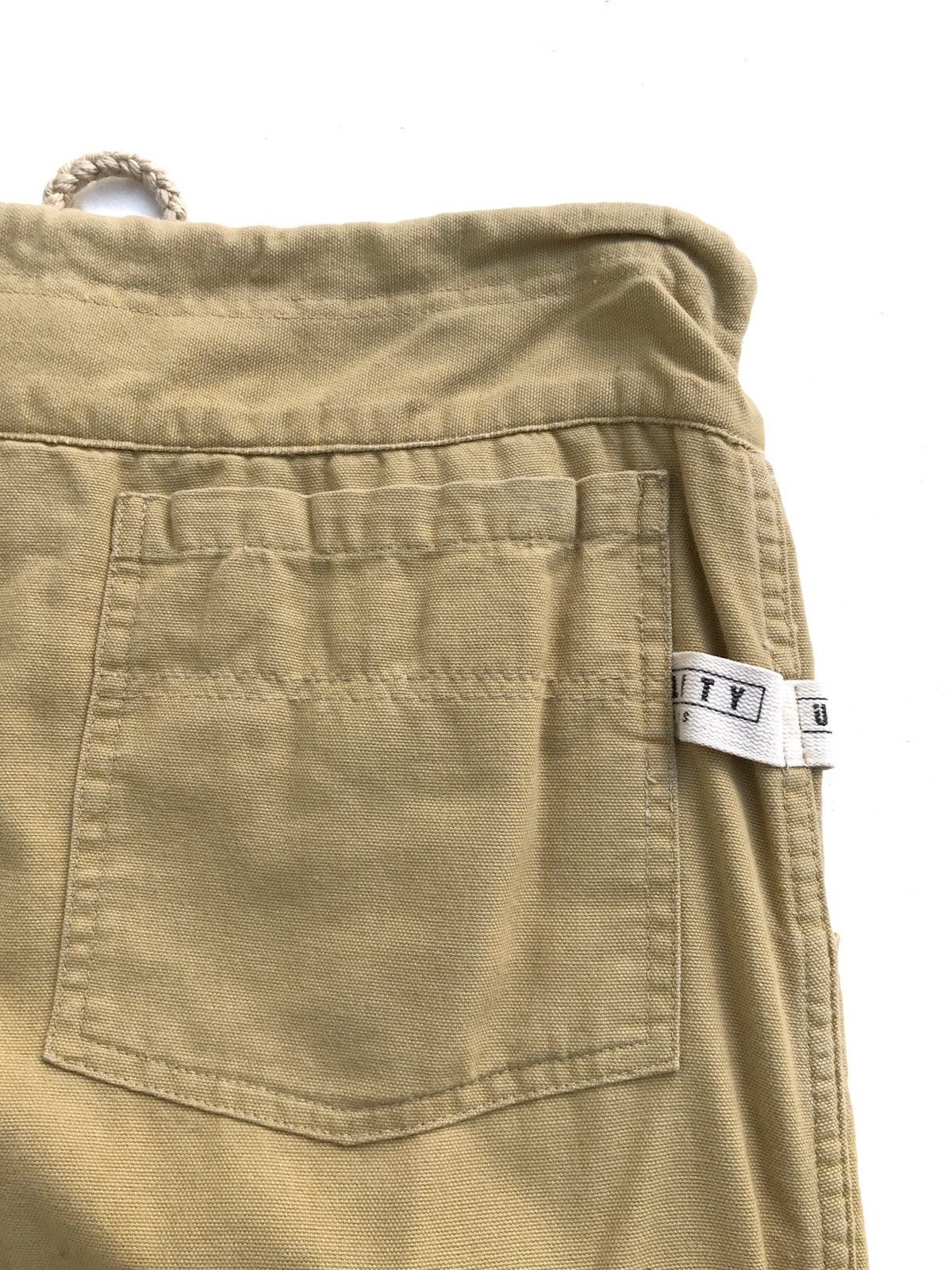 Japanese Brand Utility Canvas Wide Leg Baggy Minimalist Made in USA Pants Size US 33 - 5 Thumbnail