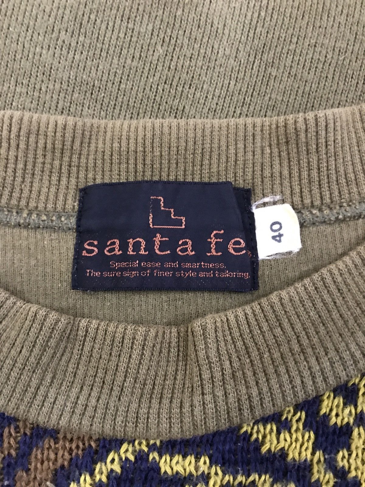 Vintage Vintage Santa Fe Sun faded Hand Knit Sweater Kapital Style Size US L / EU 52-54 / 3 - 6 Thumbnail
