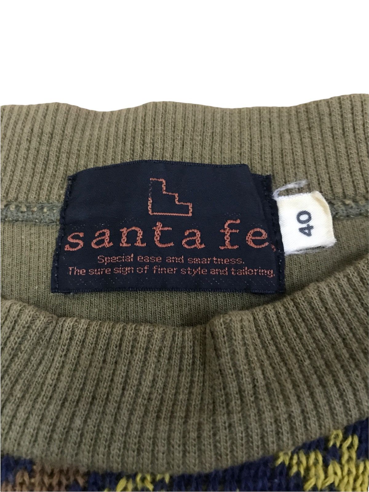 Vintage Vintage Santa Fe Sun faded Hand Knit Sweater Kapital Style Size US L / EU 52-54 / 3 - 5 Thumbnail
