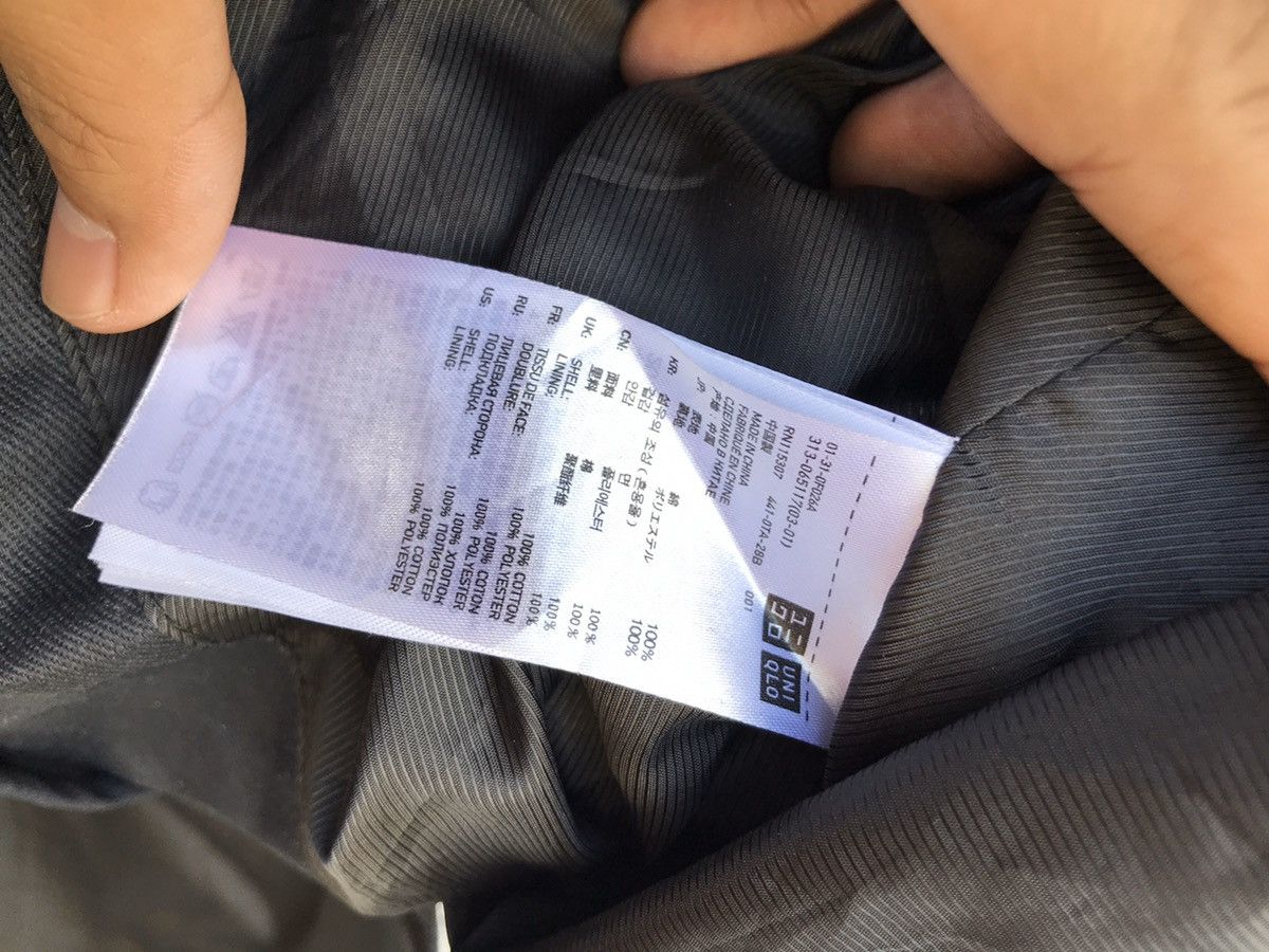 Uniqlo Uniqlo Coated Cloth Long Jacket Parka Size US XL / EU 56 / 4 - 5 Thumbnail