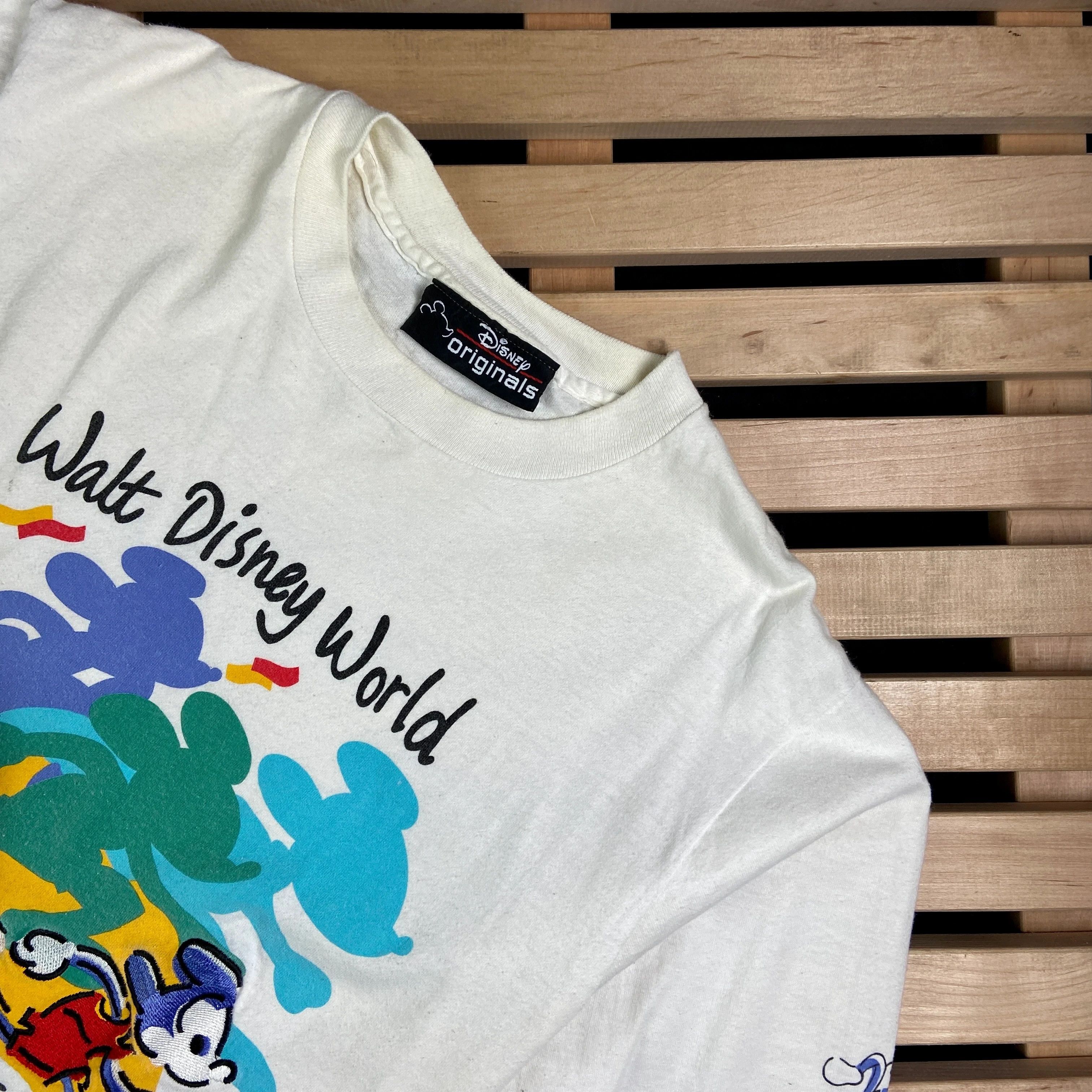 Band Tees × Disney × Vintage Vintage Long Sleeve Disney World 1995 Marathon Size S/M Size US M / EU 48-50 / 2 - 2 Thumbnail