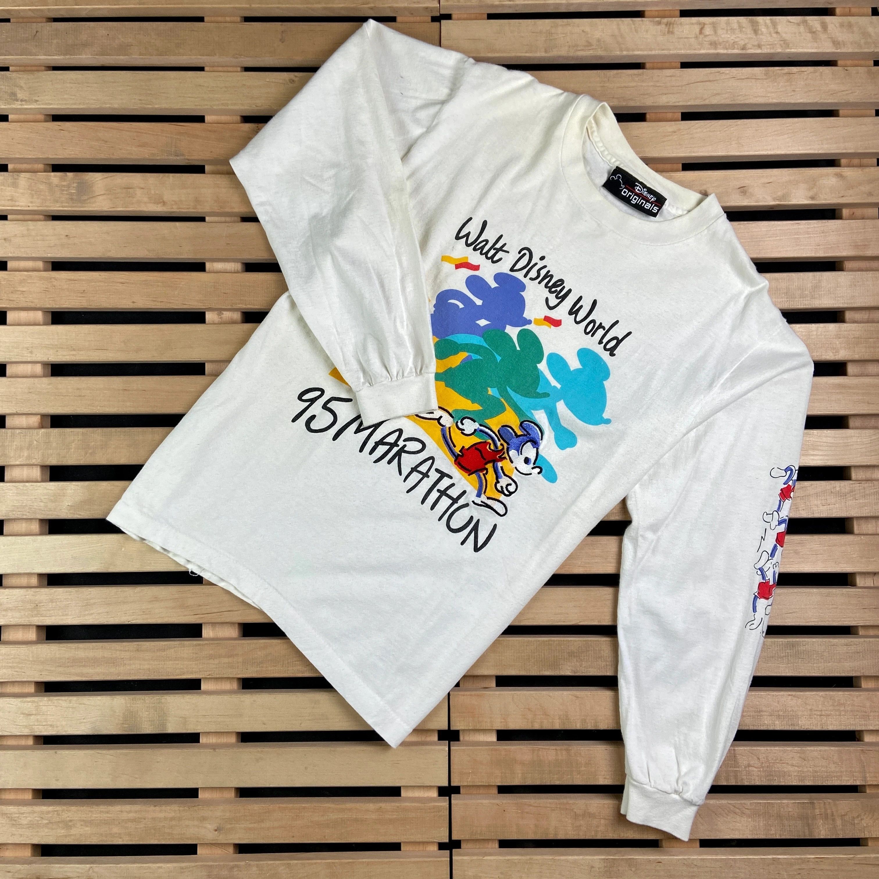 Band Tees × Disney × Vintage Vintage Long Sleeve Disney World 1995 Marathon Size S/M Size US M / EU 48-50 / 2 - 1 Thumbnail