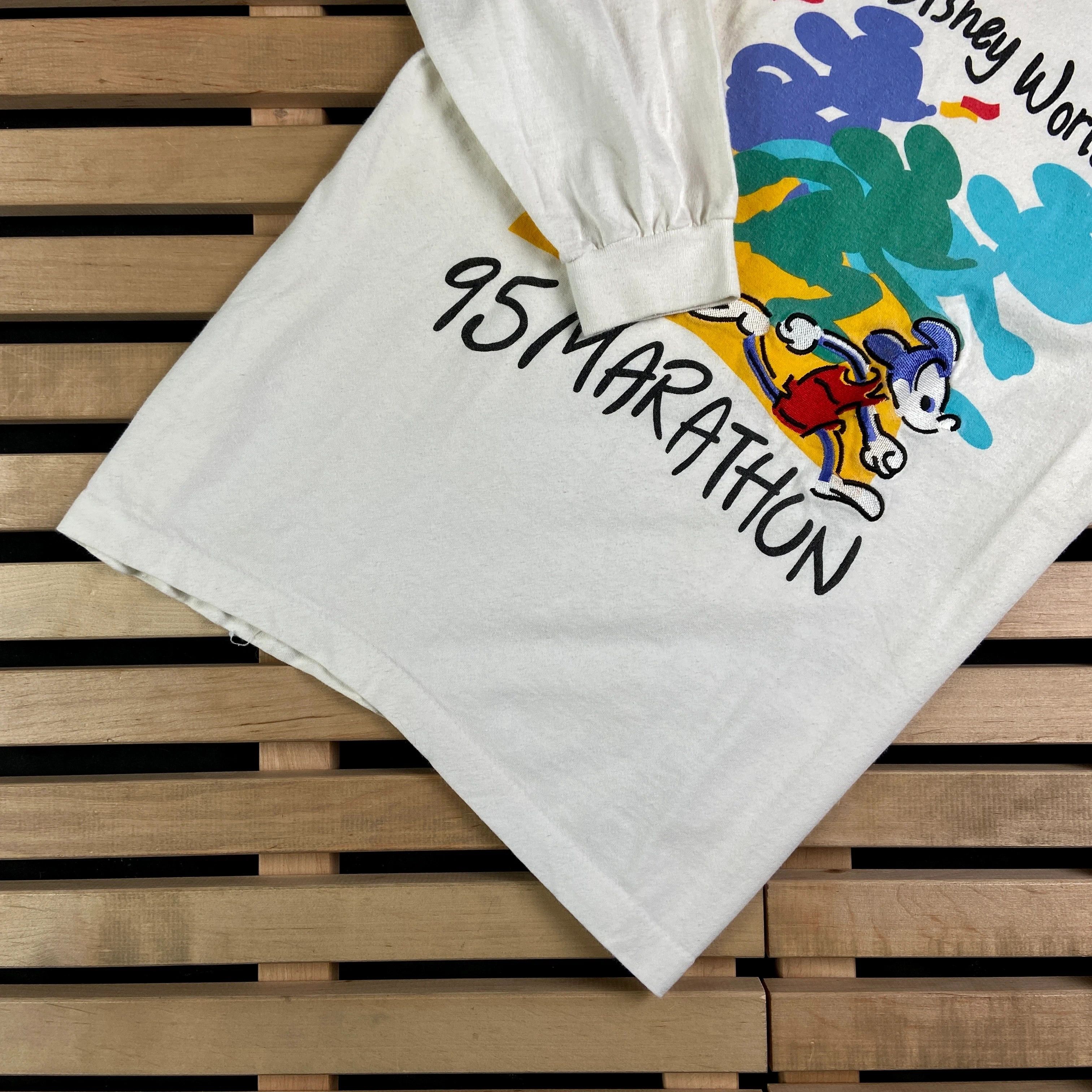 Band Tees × Disney × Vintage Vintage Long Sleeve Disney World 1995 Marathon Size S/M Size US M / EU 48-50 / 2 - 3 Thumbnail