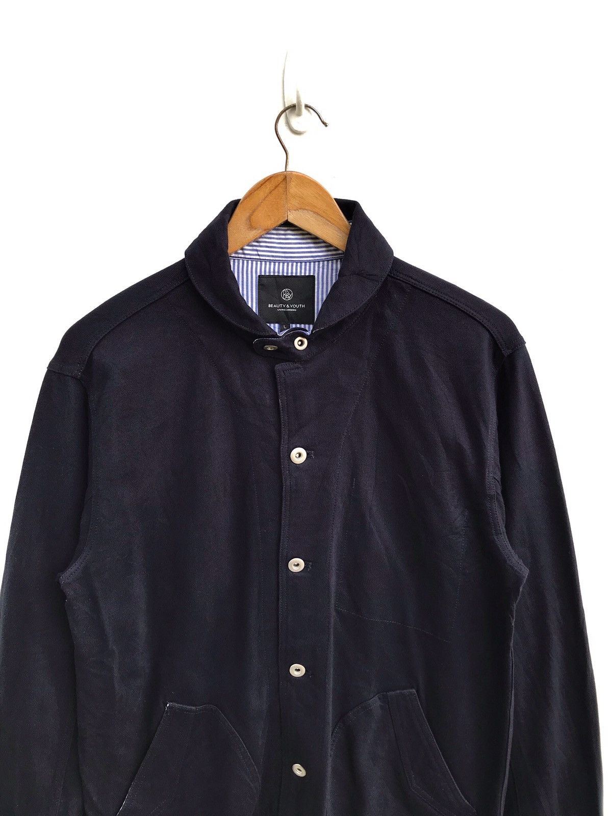 BEAUTY&YOUTH × United Arrows Beauty & Youth United Arrows Button Navy Button Fly Jacket Size US M / EU 48-50 / 2 - 3 Thumbnail