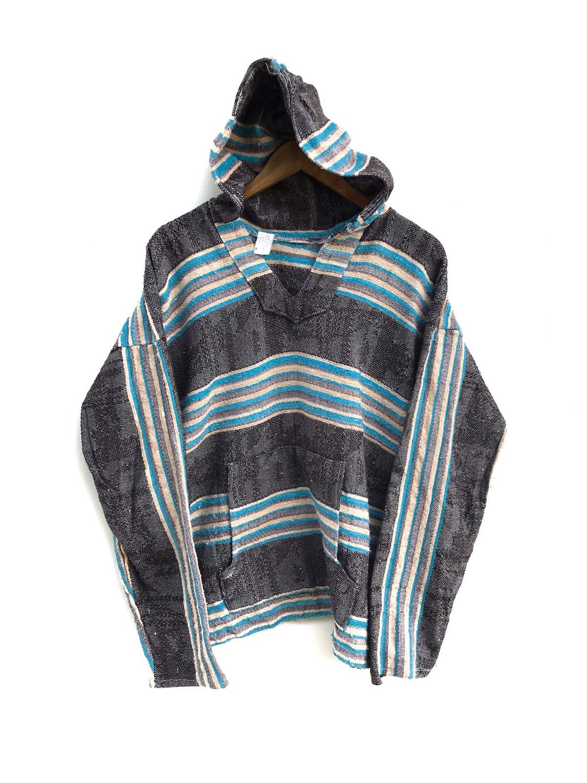 image of Mexican Threads x Navajo Mexican Made Navajo Hoodie Pullover Jacket, Men's (Size XL)