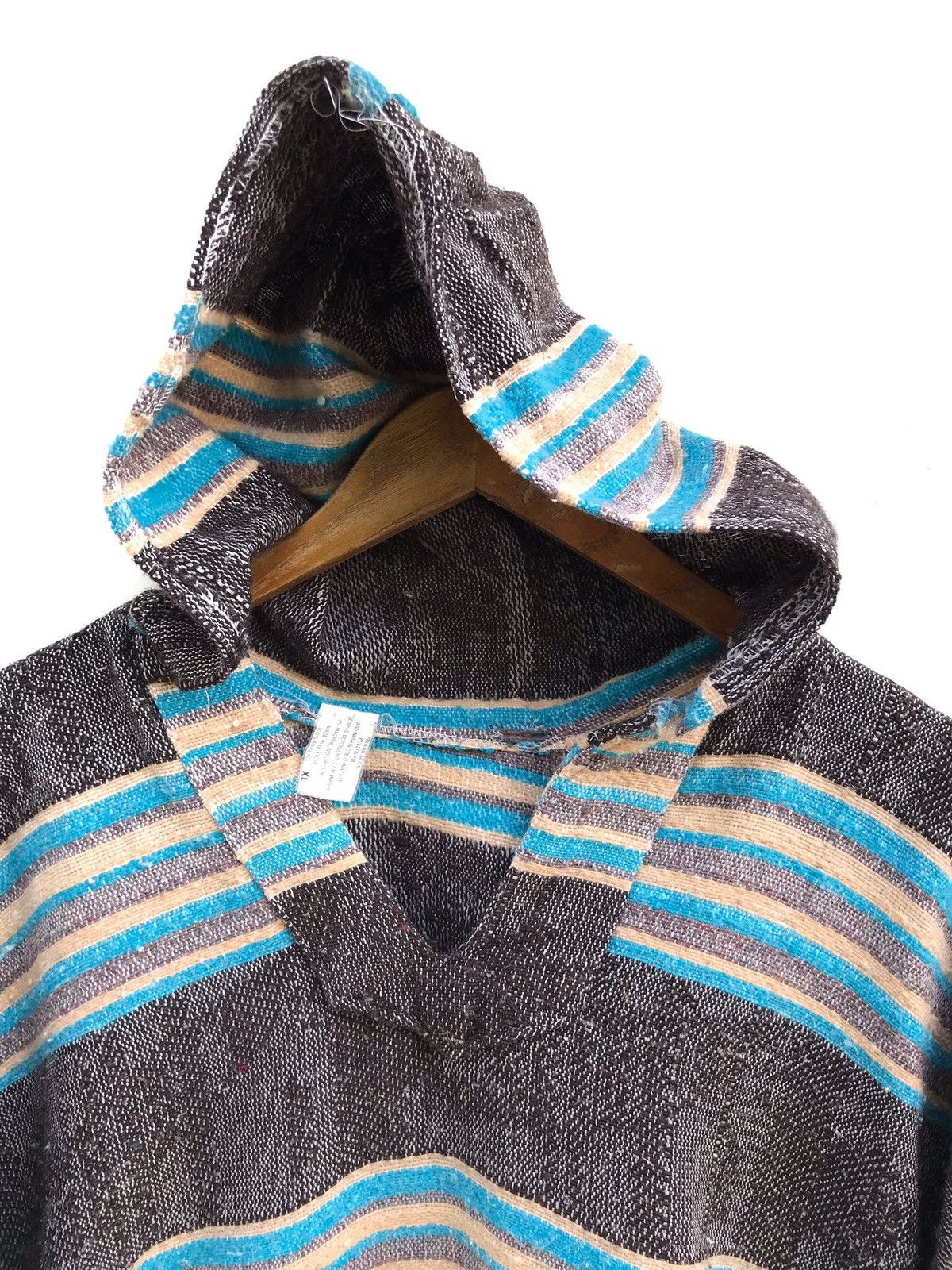 Mexican Threads Mexican Made Navajo Hoodie Pullover Jacket Size US XL / EU 56 / 4 - 6 Thumbnail
