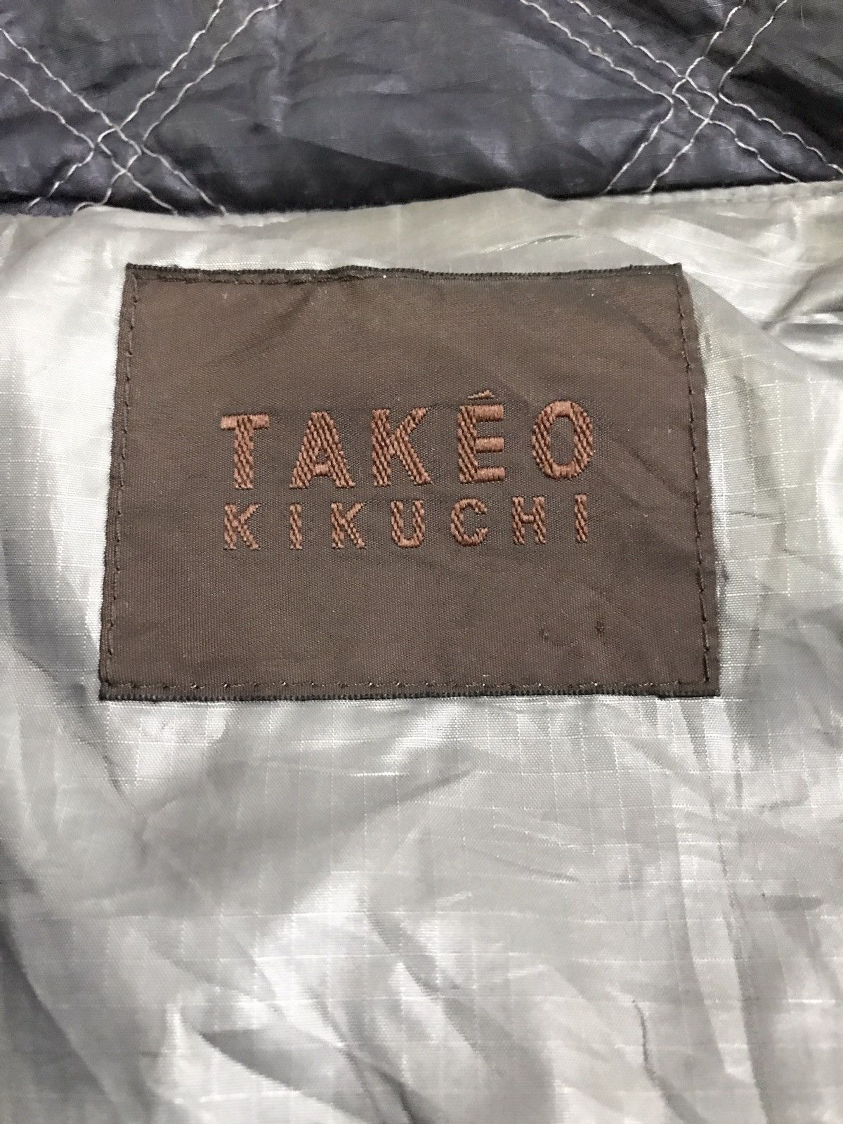 Japanese Brand × Takeo Kikuchi Takeo Kikuchi Quilted Button Navy Jacket Size US M / EU 48-50 / 2 - 6 Thumbnail
