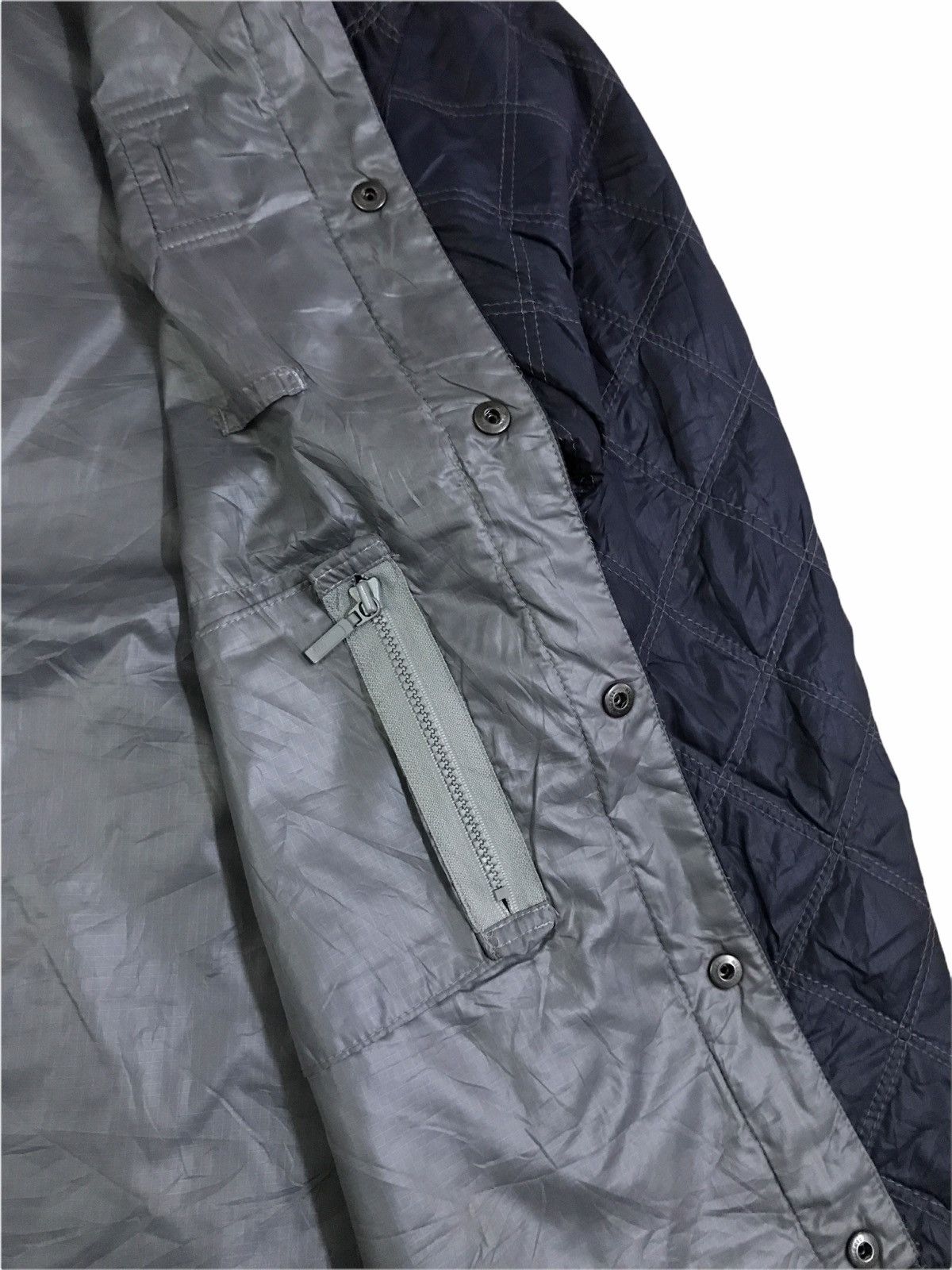 Japanese Brand × Takeo Kikuchi Takeo Kikuchi Quilted Button Navy Jacket Size US M / EU 48-50 / 2 - 5 Thumbnail