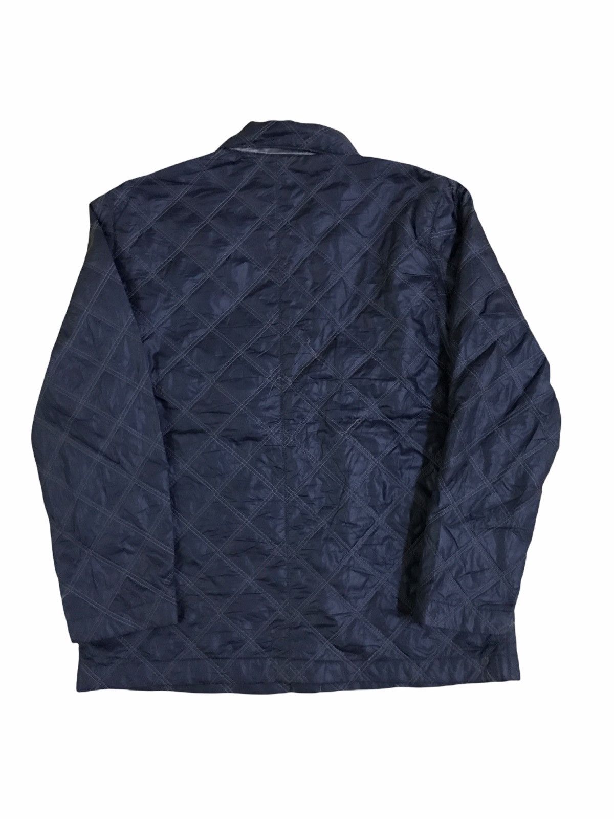 Japanese Brand × Takeo Kikuchi Takeo Kikuchi Quilted Button Navy Jacket Size US M / EU 48-50 / 2 - 2 Thumbnail