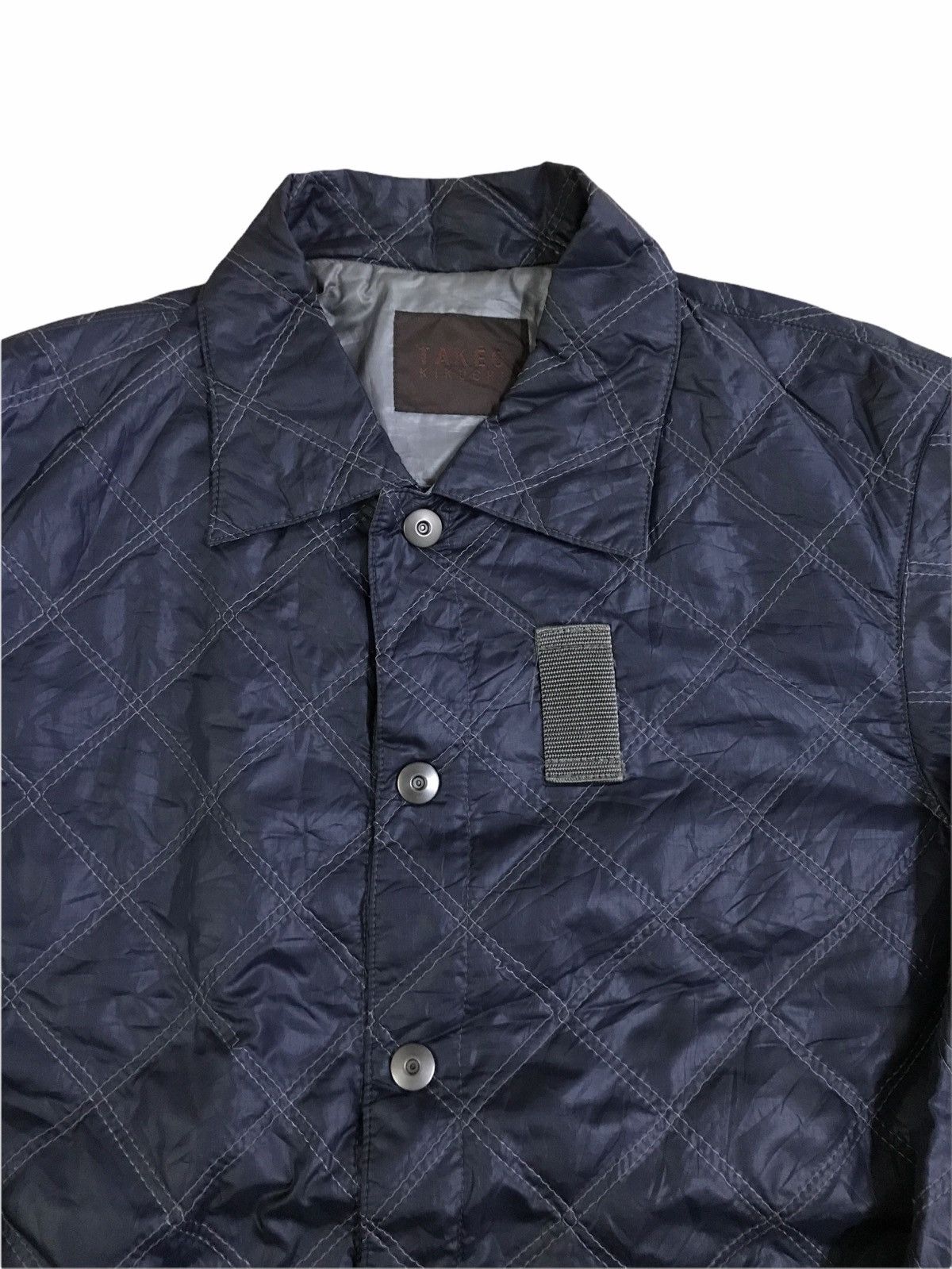 Japanese Brand × Takeo Kikuchi Takeo Kikuchi Quilted Button Navy Jacket Size US M / EU 48-50 / 2 - 3 Thumbnail