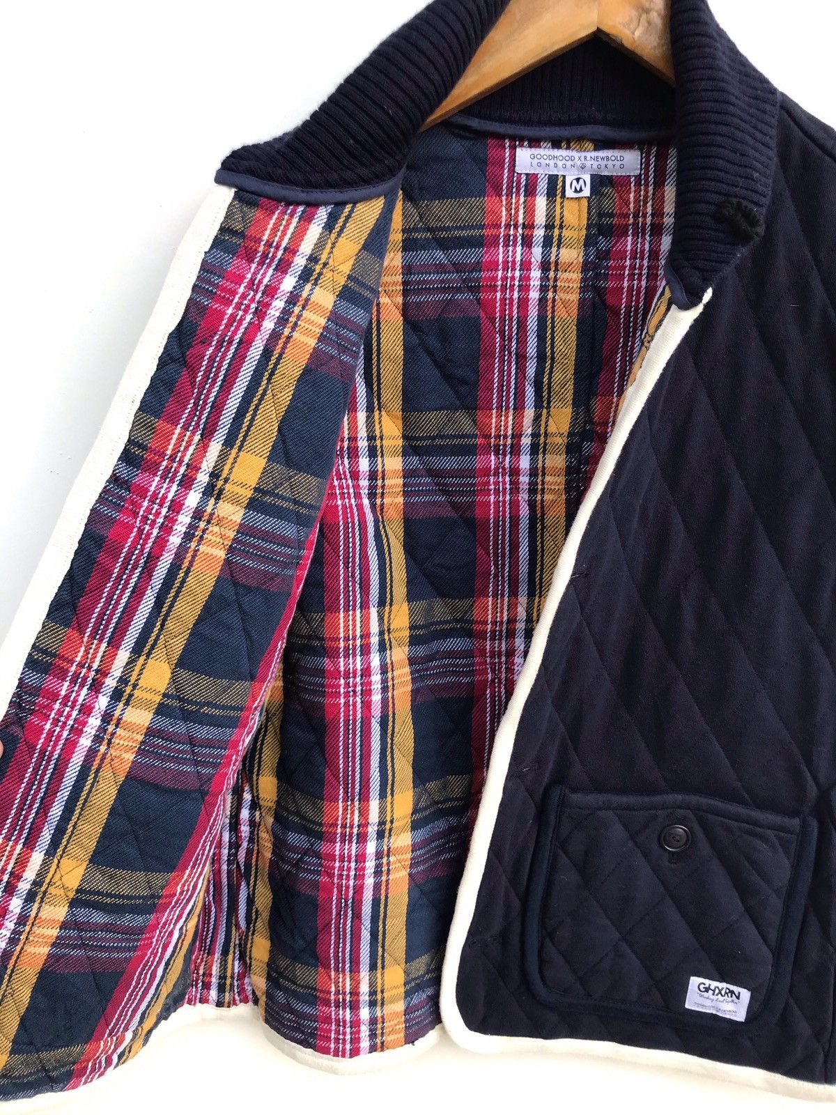 Goodhood × R.Newbold Goodhood X R.Newbold Navy Vest Tartan Checkered Jacket Size US M / EU 48-50 / 2 - 6 Thumbnail
