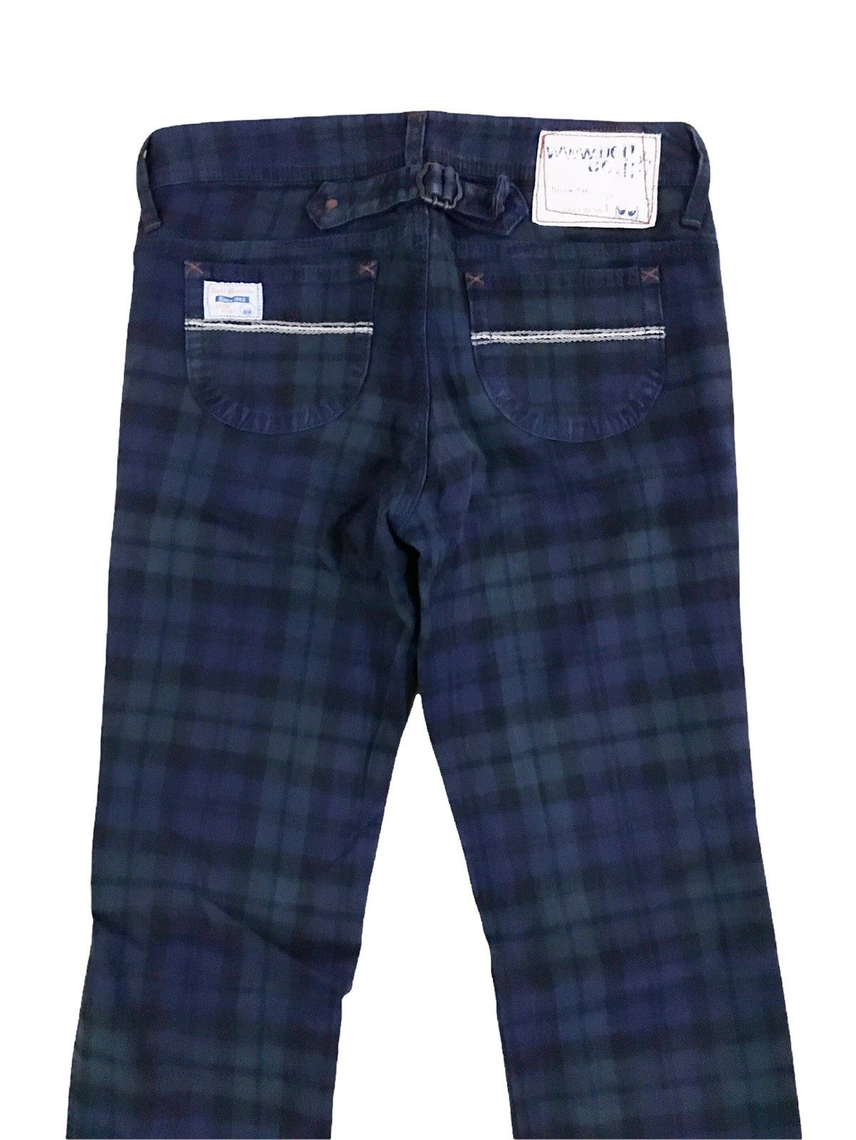 Hysteric Glamour × Japanese Brand × Seditionaries Japanese Brand Seditionaries Green Plaid Tartan Pants Size US 26 / EU 42 - 4 Thumbnail
