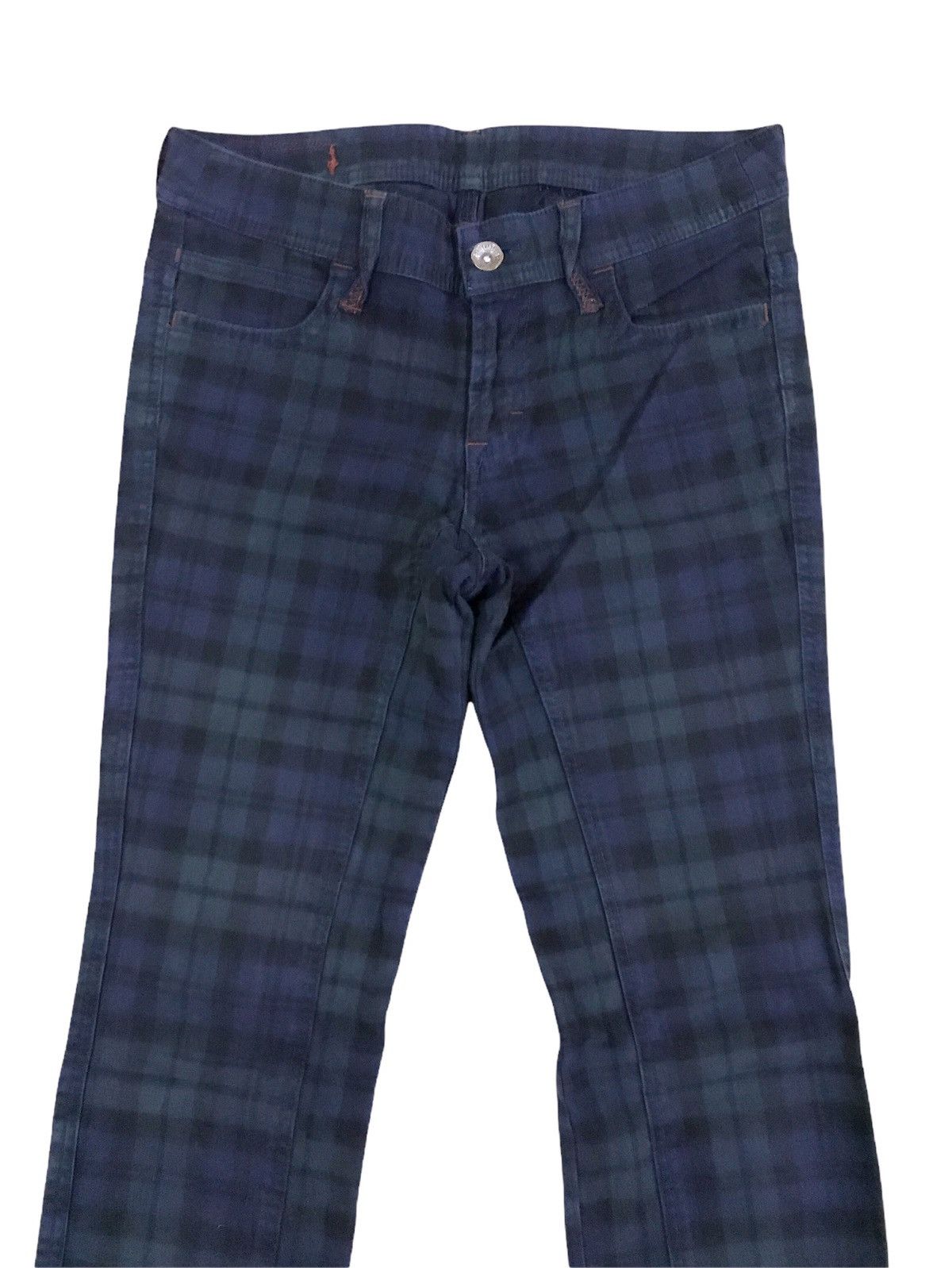 Hysteric Glamour × Japanese Brand × Seditionaries Japanese Brand Seditionaries Green Plaid Tartan Pants Size US 26 / EU 42 - 3 Thumbnail