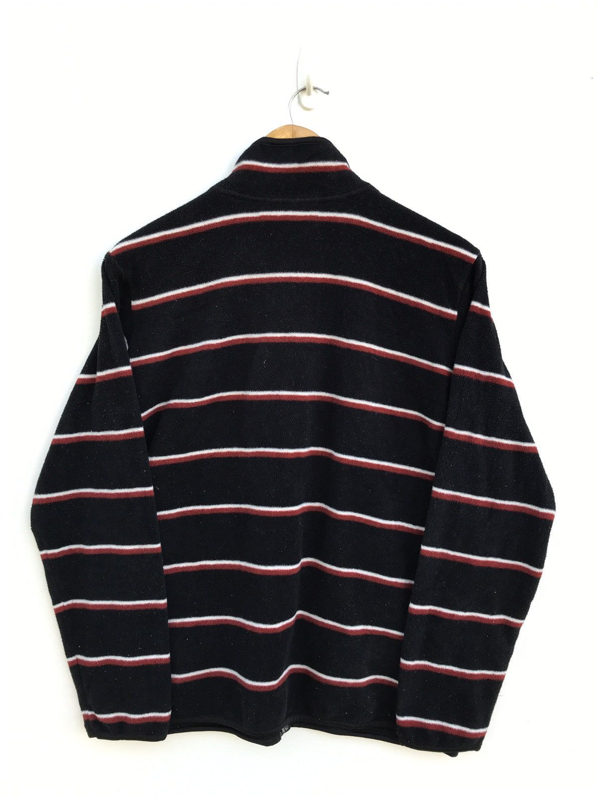 Uniqlo Uniqlo Micro Fleece Stripes Sweatshirt Size US M / EU 48-50 / 2 - 2 Thumbnail