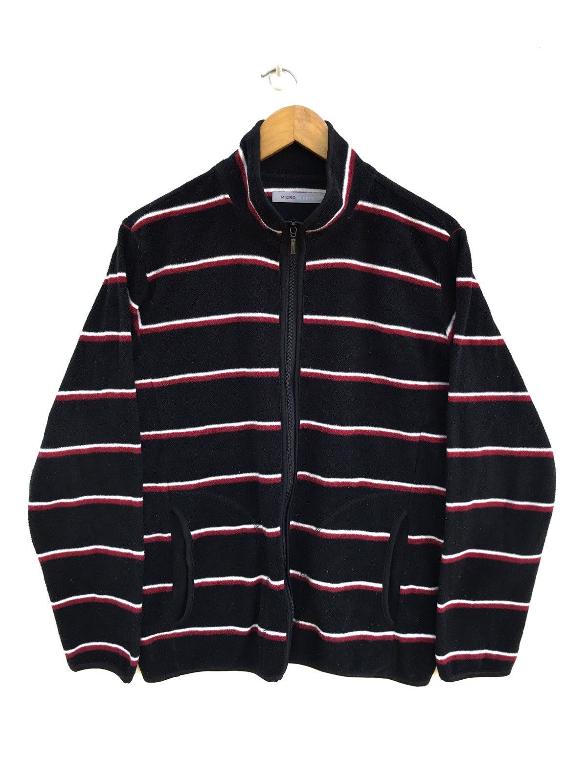 Uniqlo Uniqlo Micro Fleece Stripes Sweatshirt Size US M / EU 48-50 / 2 - 1 Thumbnail
