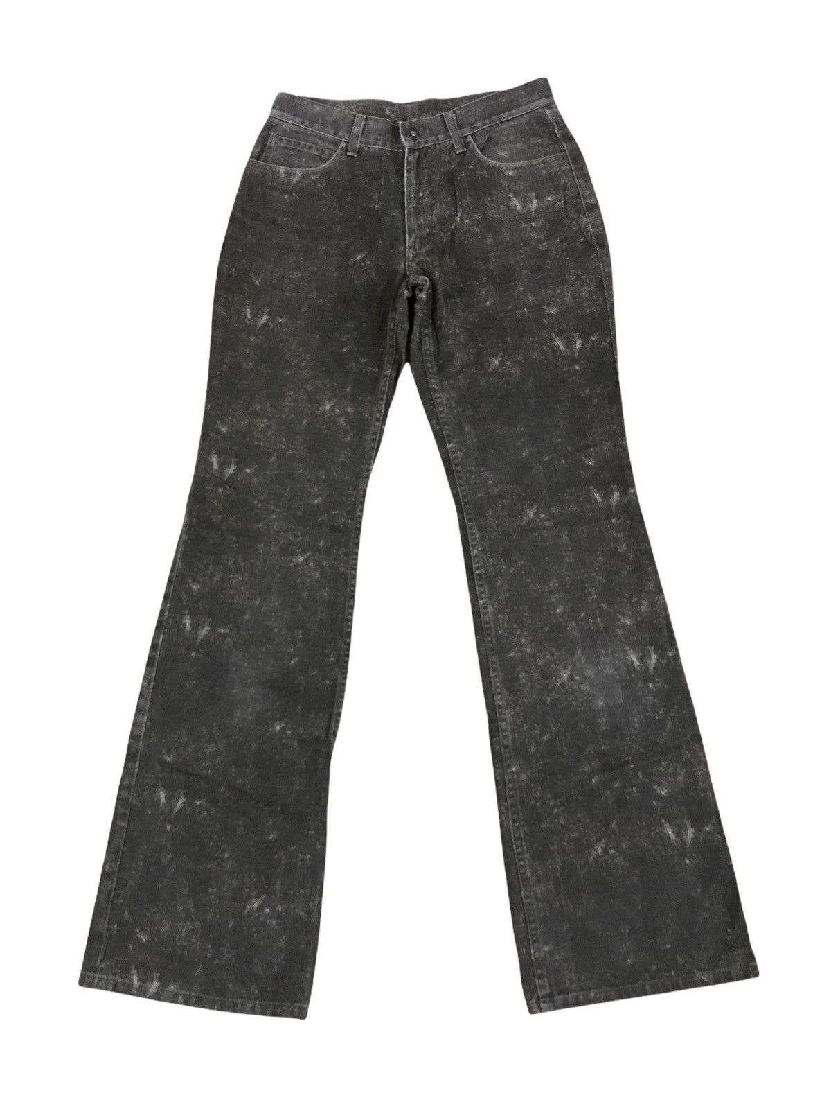 Japanese Brand 💥Mega Rare💥Japanese Brand A.S.M Flare Wide Leg Kapital Style Size US 27 - 1 Thumbnail
