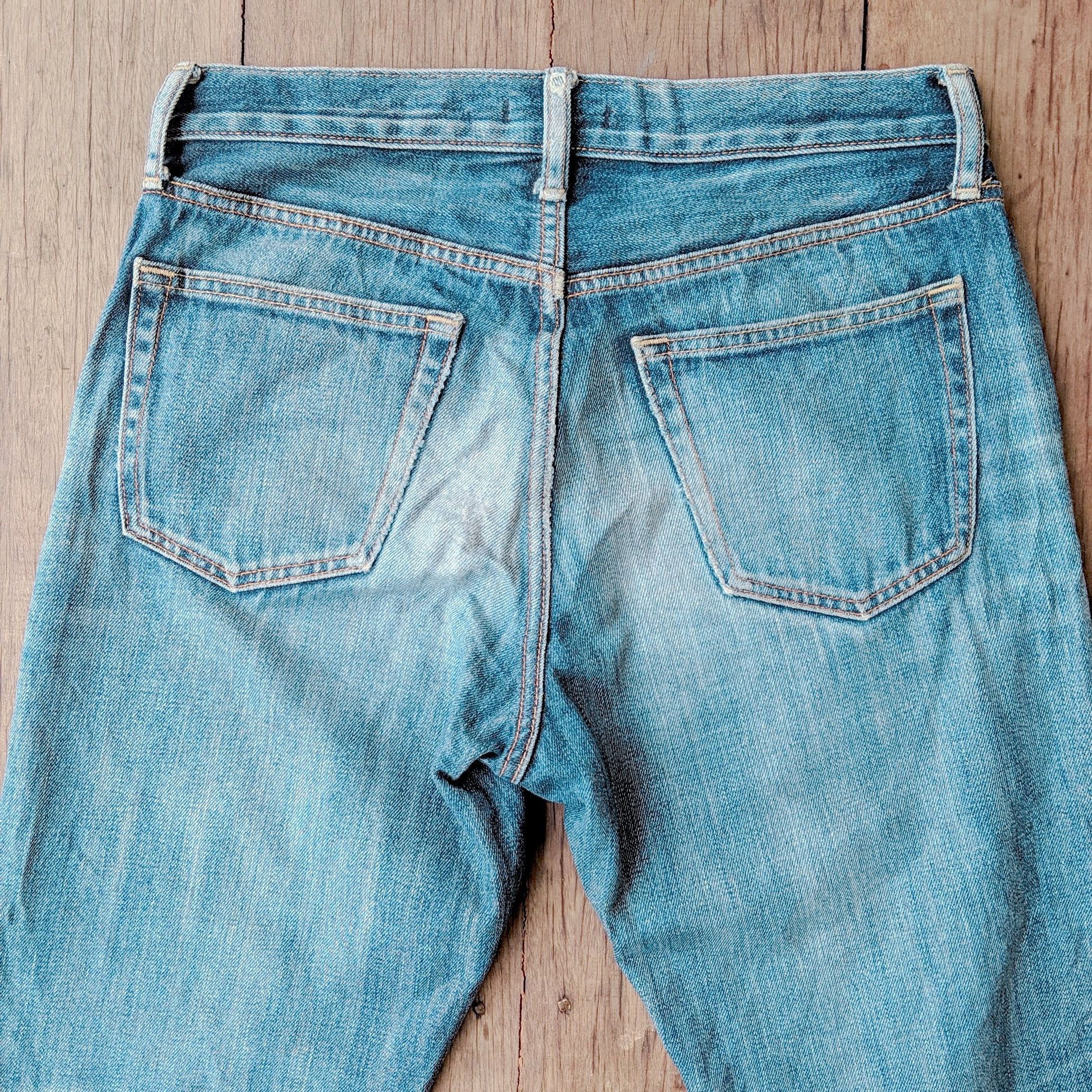 Japanese Brand × Jean × Vintage W30 Vintage Japanese Distressed Faded Denim Jeans Pants Size US 30 / EU 46 - 9 Thumbnail