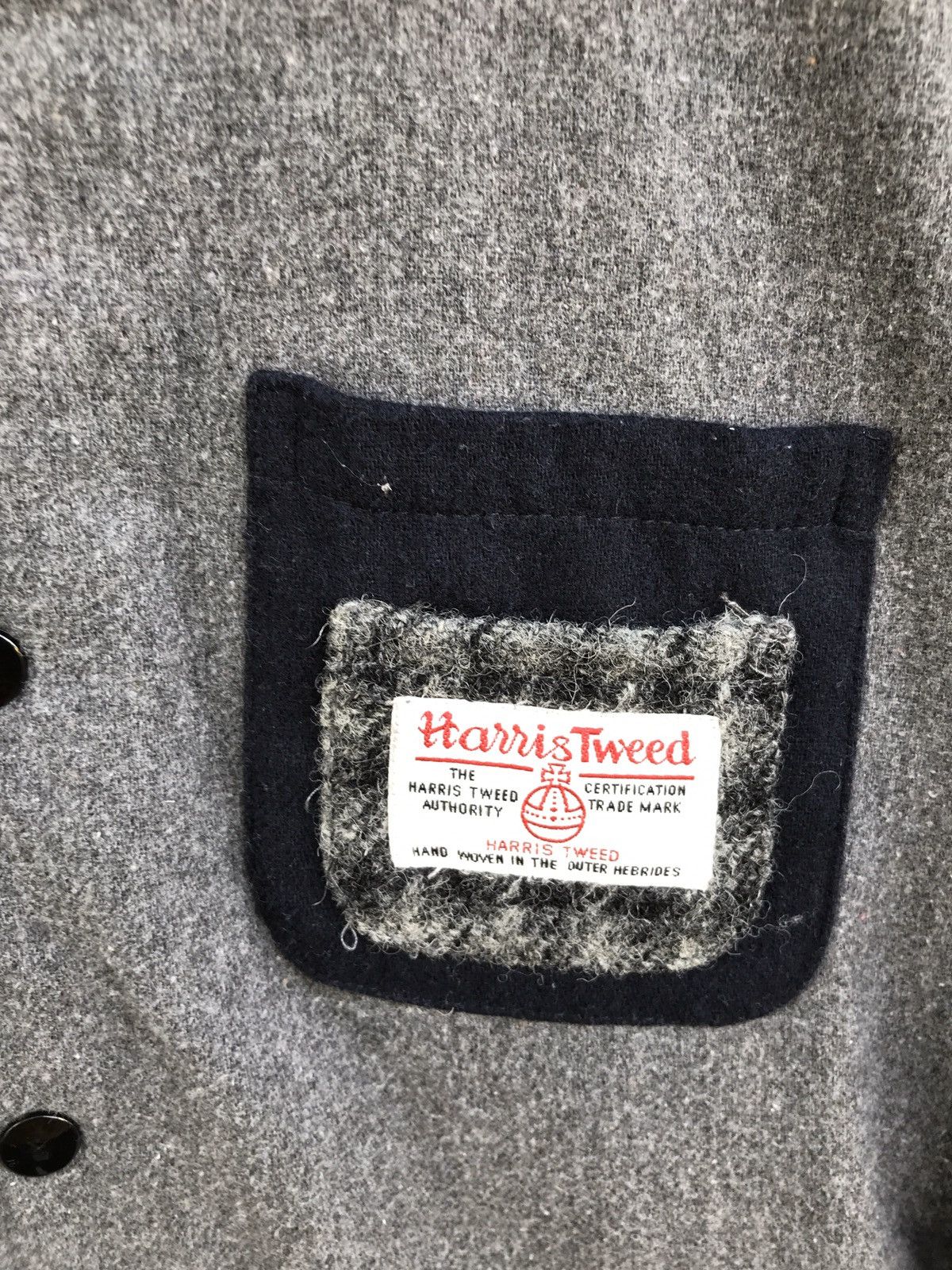 Designer × Harris Tweed Harris Tweed Button Wool Jacket Very Nice Design Size US S / EU 44-46 / 1 - 3 Thumbnail