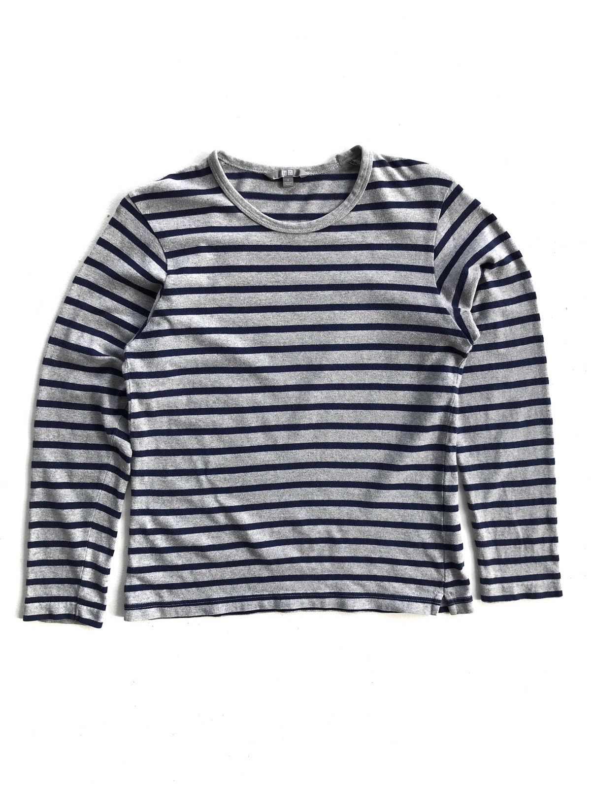 Uniqlo Uniqlo LS Stripes Prisoners Border Tee Size US S / EU 44-46 / 1 - 1 Thumbnail