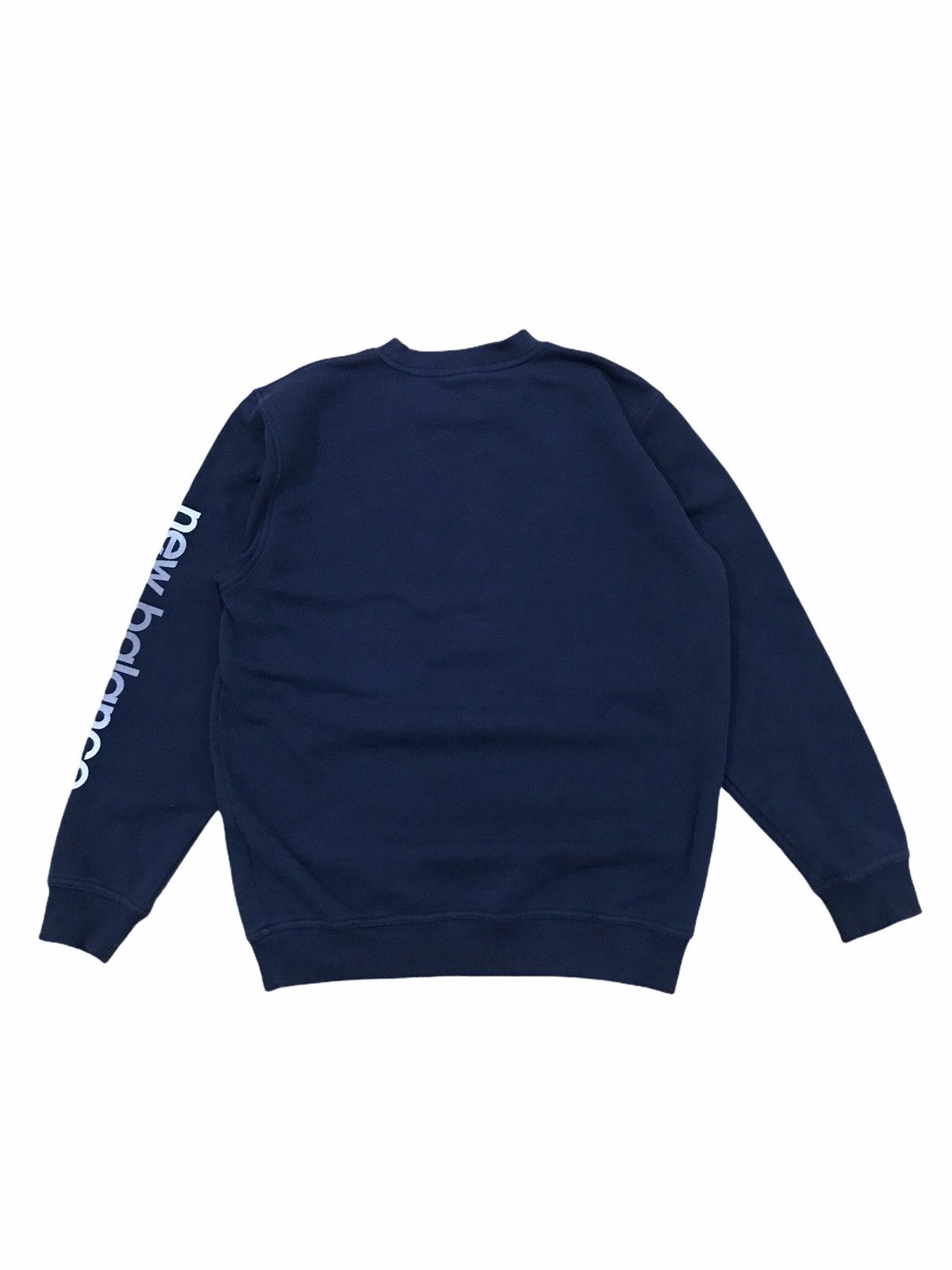 New Balance New Balance Navy Sweatshirt Big Logo Streetwear Casual Wear Size US S / EU 44-46 / 1 - 2 Thumbnail