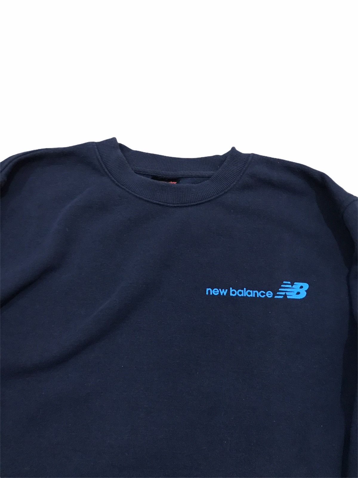 New Balance New Balance Navy Sweatshirt Big Logo Streetwear Casual Wear Size US S / EU 44-46 / 1 - 3 Thumbnail