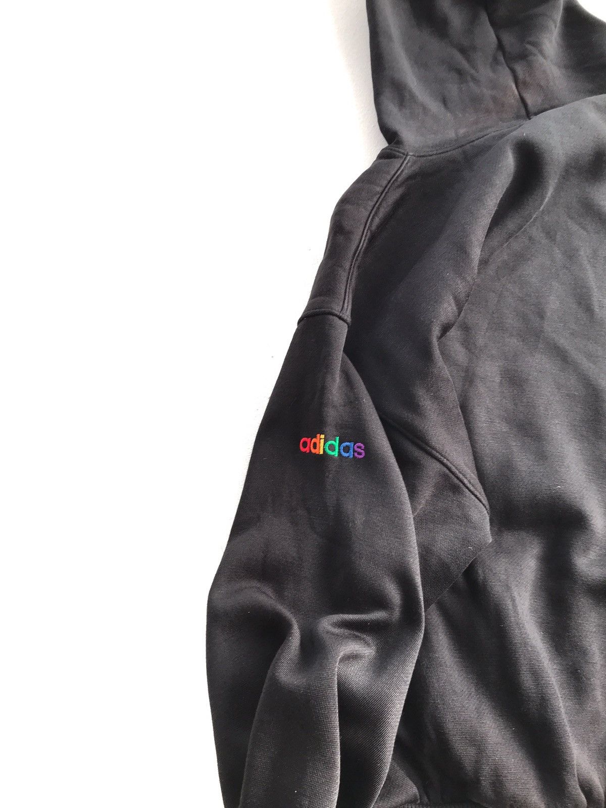 Adidas Vintage 90s Adidas Big Logo Colourful Hoodie Sweatshirt Size US M / EU 48-50 / 2 - 8 Thumbnail