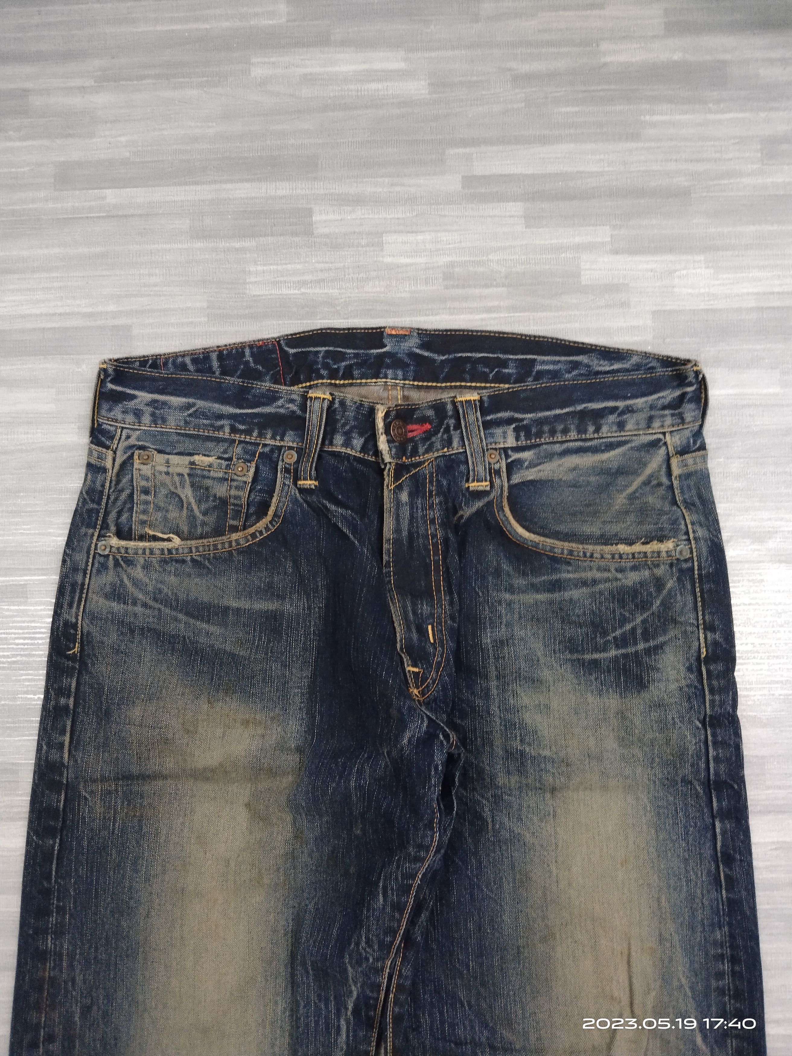 Edwin 🔥INSANE 90s SICK EDWIN🇯🇵 DENIM PANTS Size US 31 - 4 Thumbnail