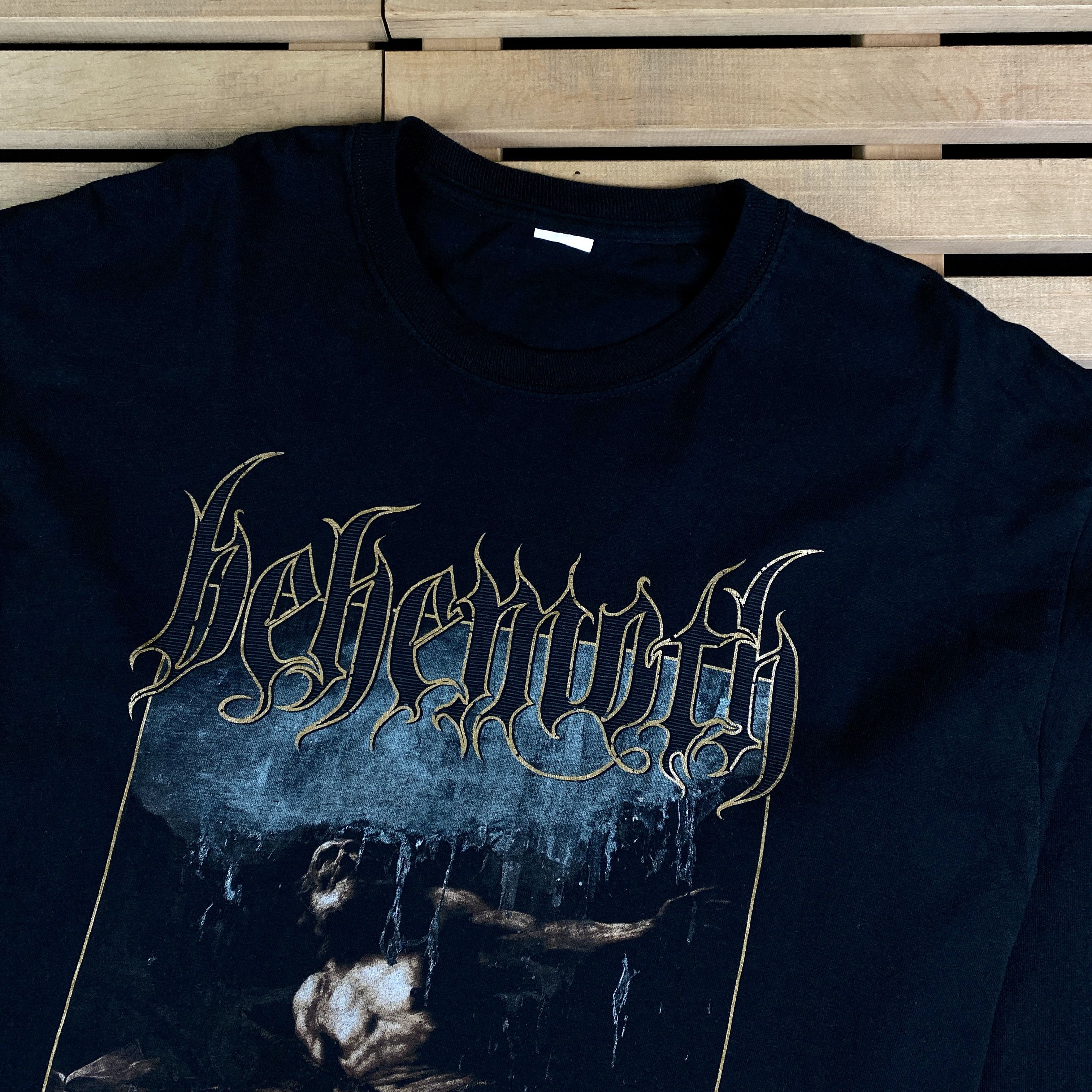 Band Tees × Vintage Mens Vintage T Shirt Long Sleeve Benemoth Size XL Size US XL / EU 56 / 4 - 2 Thumbnail