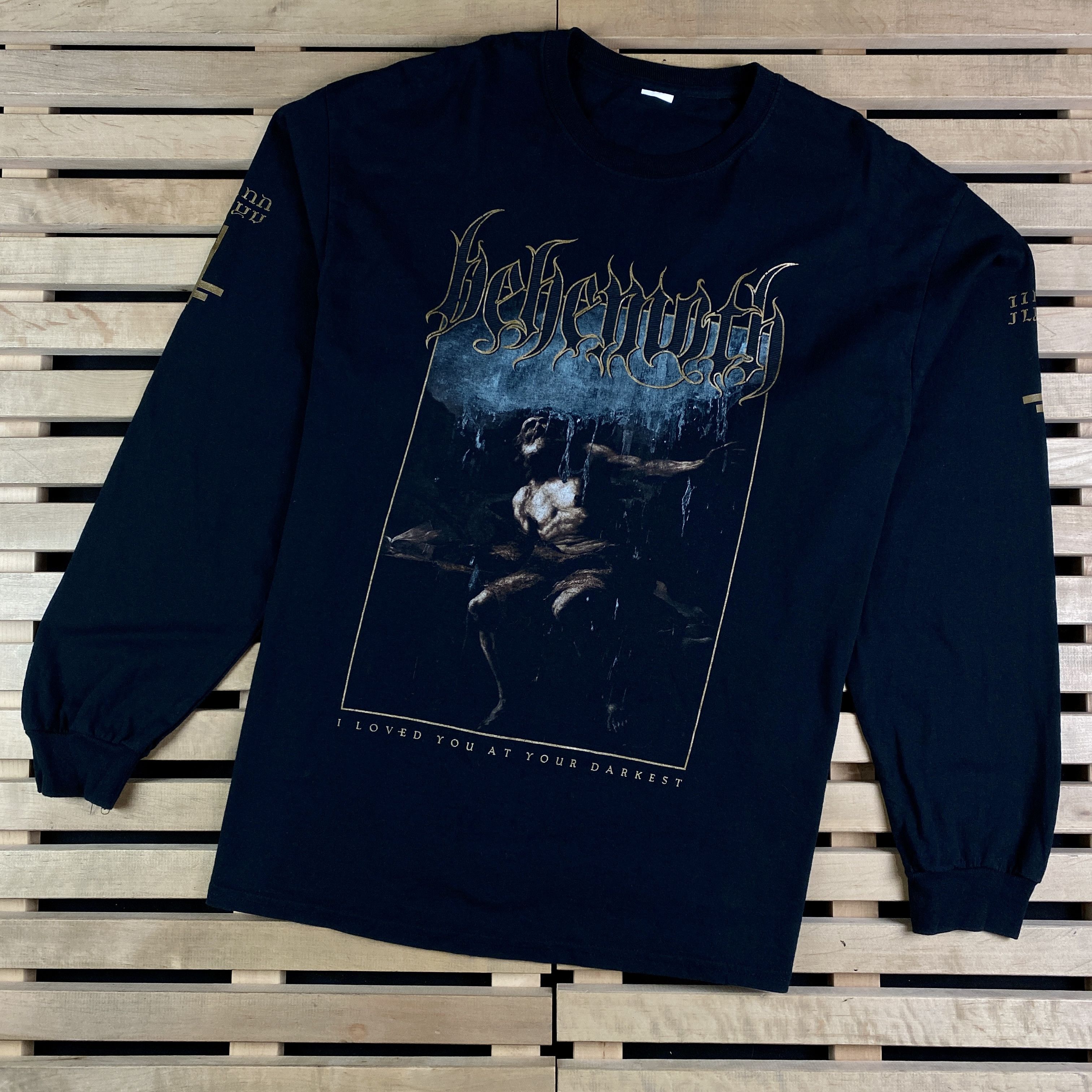 Band Tees × Vintage Mens Vintage T Shirt Long Sleeve Benemoth Size XL Size US XL / EU 56 / 4 - 1 Thumbnail