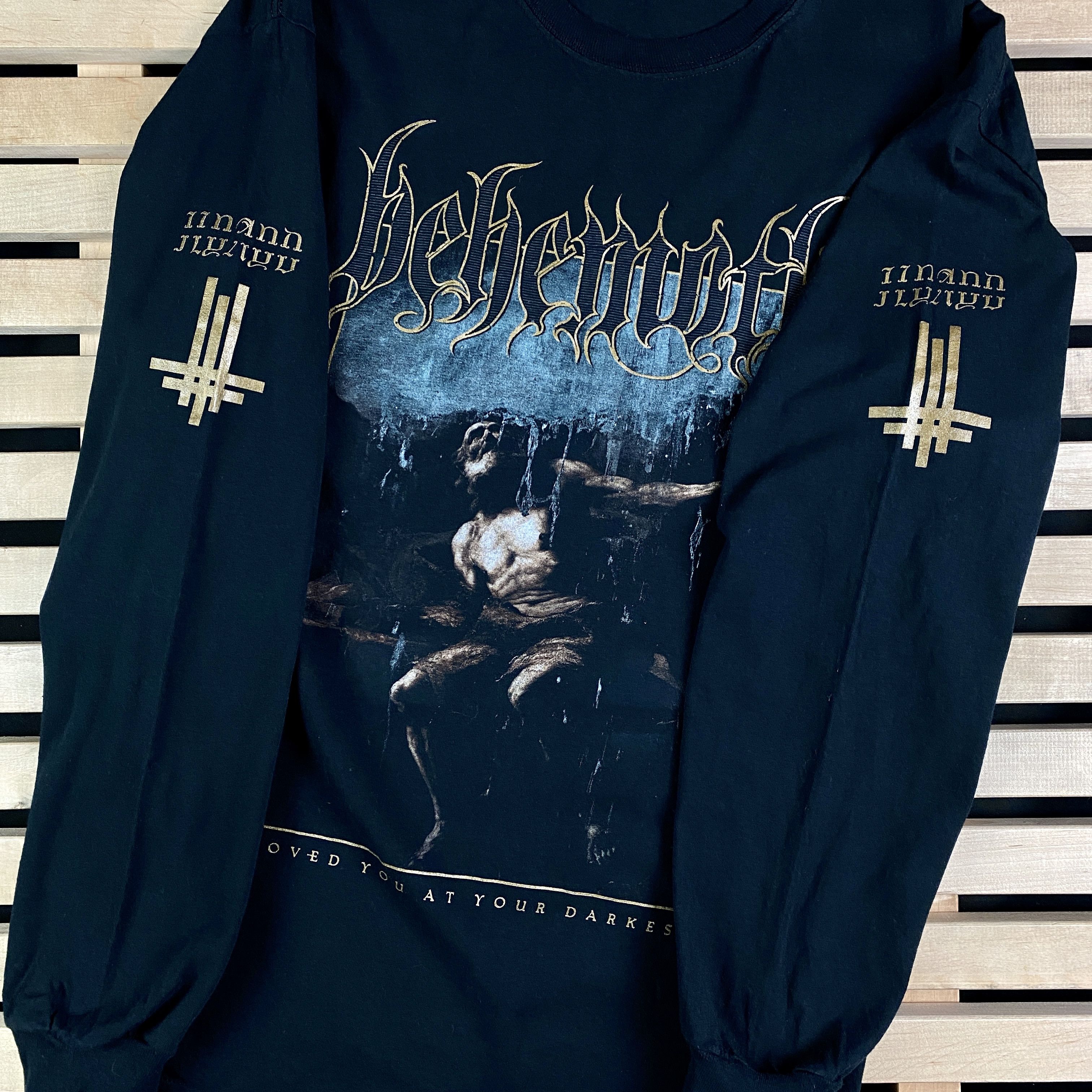 Band Tees × Vintage Mens Vintage T Shirt Long Sleeve Benemoth Size XL Size US XL / EU 56 / 4 - 5 Thumbnail