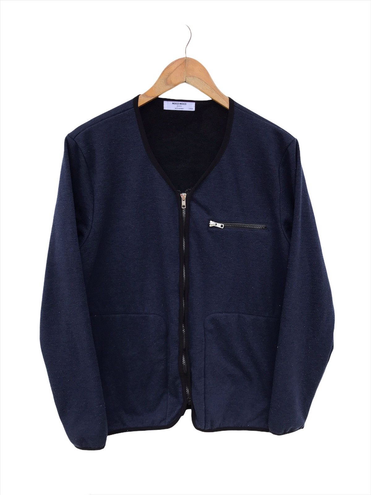 Japanese Brand Japanese Brand Back Number Sweatshirt MA-1 Style Cardigan Size US S / EU 44-46 / 1 - 1 Thumbnail