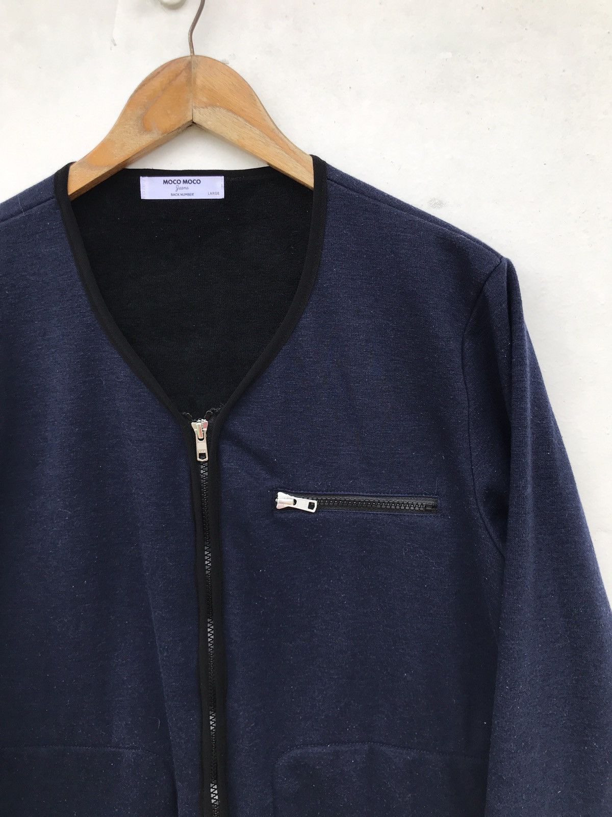 Japanese Brand Japanese Brand Back Number Sweatshirt MA-1 Style Cardigan Size US S / EU 44-46 / 1 - 3 Thumbnail