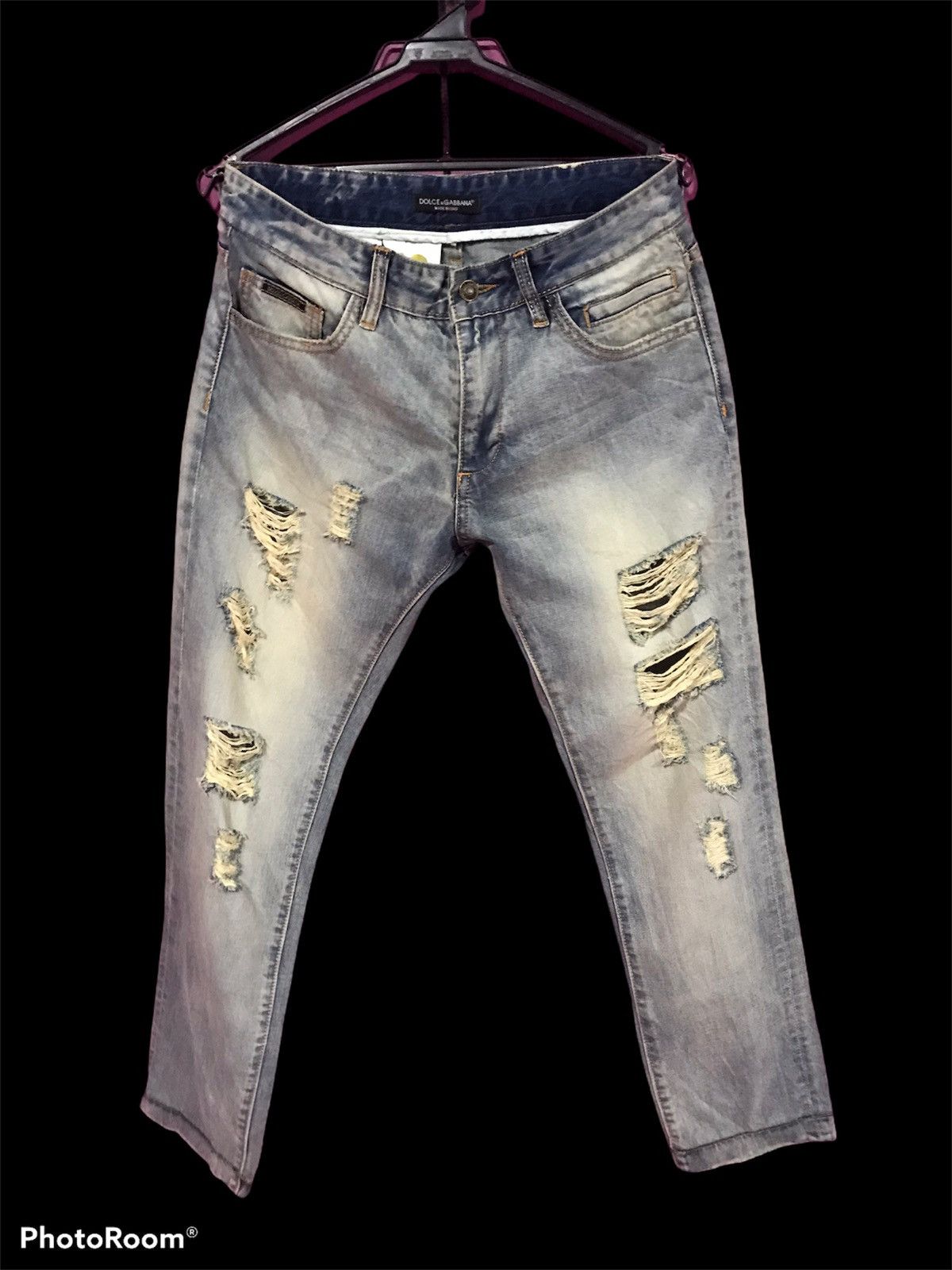 Dolce & Gabbana 🔥RARE🔥DOLCE&GABBANA LIGHT BLUE SIZE 31 JEANS ITALY Size US 31 - 1 Thumbnail