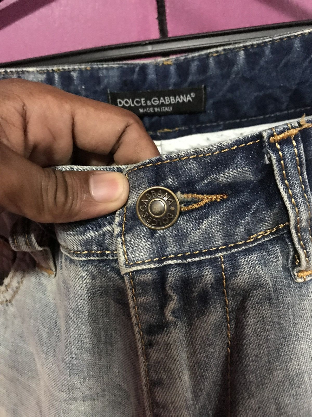 Dolce & Gabbana 🔥RARE🔥DOLCE&GABBANA LIGHT BLUE SIZE 31 JEANS ITALY Size US 31 - 9 Thumbnail