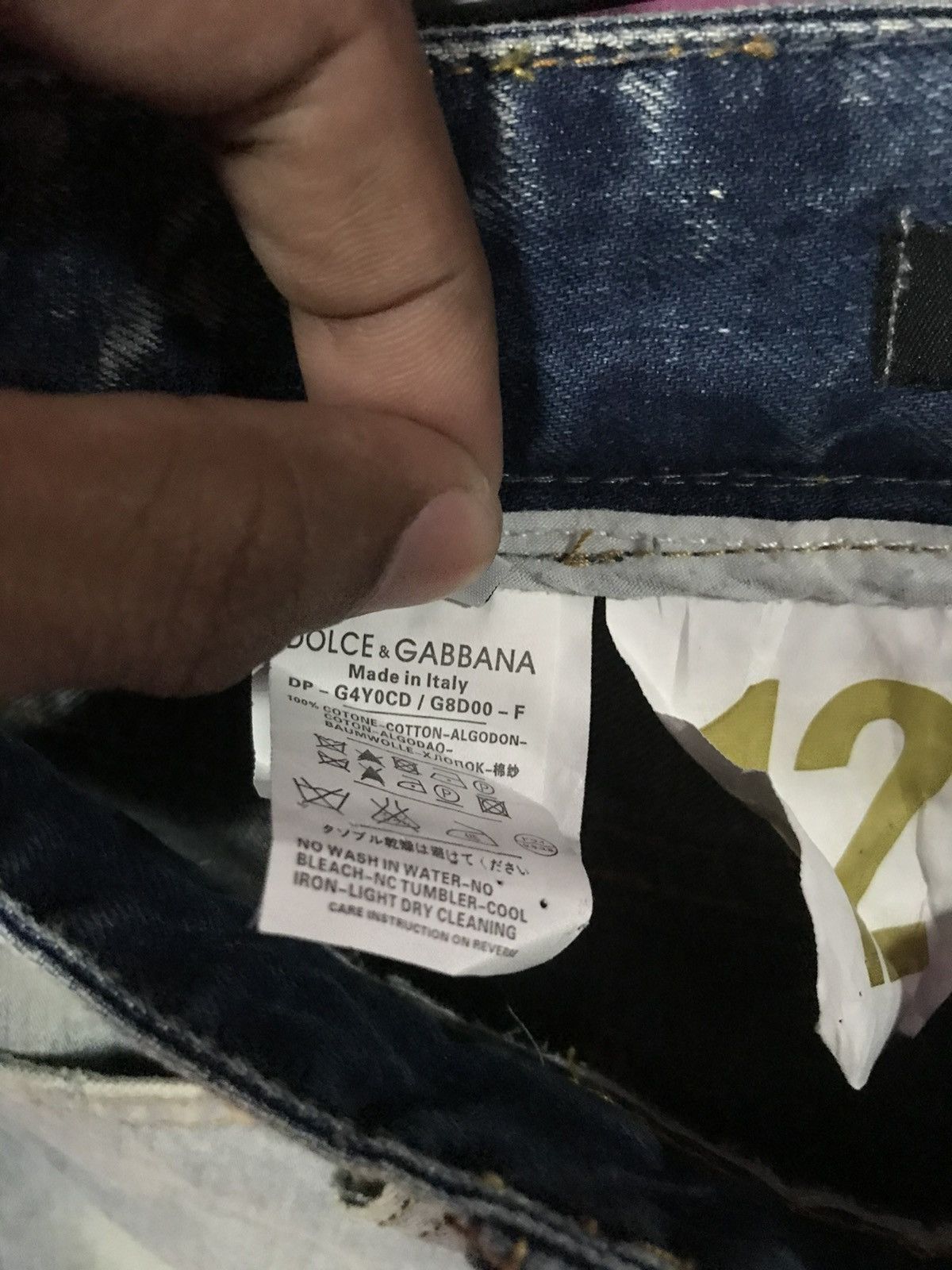 Dolce & Gabbana 🔥RARE🔥DOLCE&GABBANA LIGHT BLUE SIZE 31 JEANS ITALY Size US 31 - 6 Thumbnail