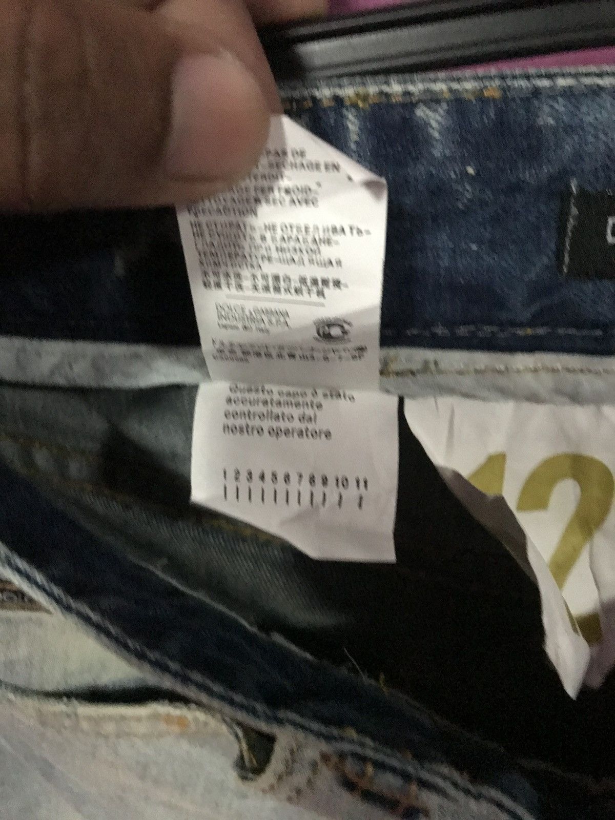 Dolce & Gabbana 🔥RARE🔥DOLCE&GABBANA LIGHT BLUE SIZE 31 JEANS ITALY Size US 31 - 7 Thumbnail