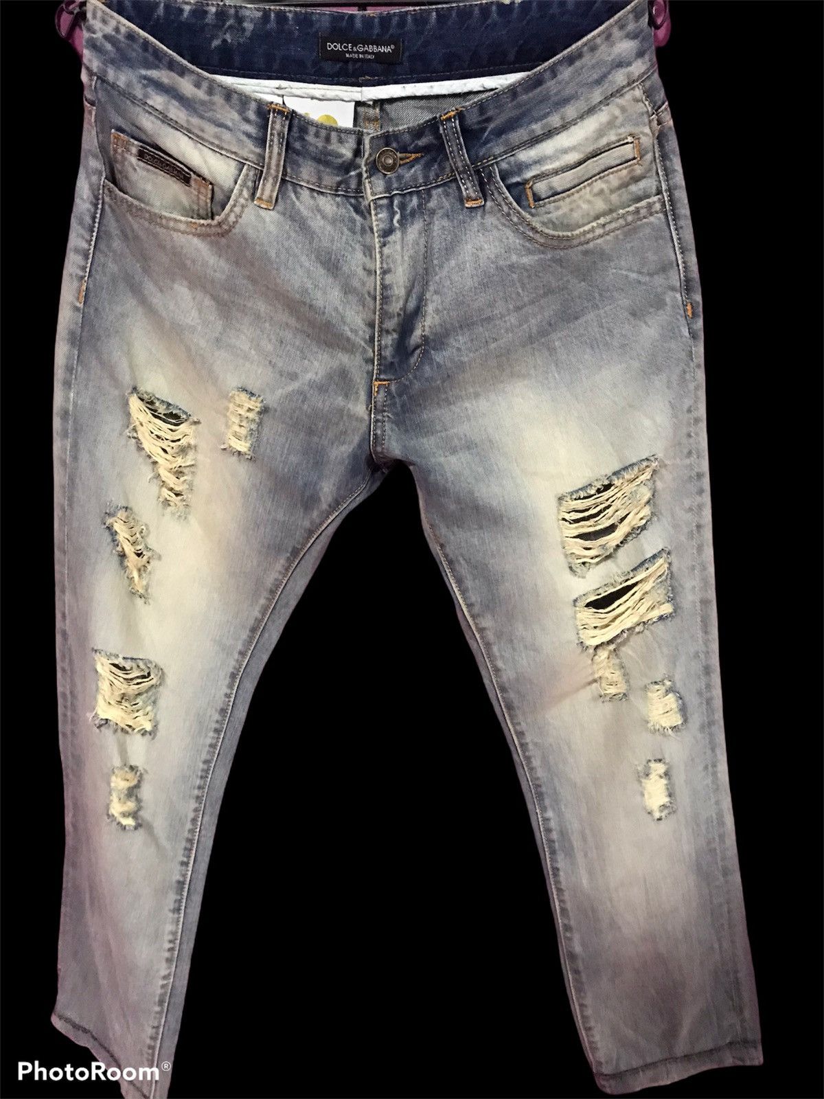 Dolce & Gabbana 🔥RARE🔥DOLCE&GABBANA LIGHT BLUE SIZE 31 JEANS ITALY Size US 31 - 3 Thumbnail