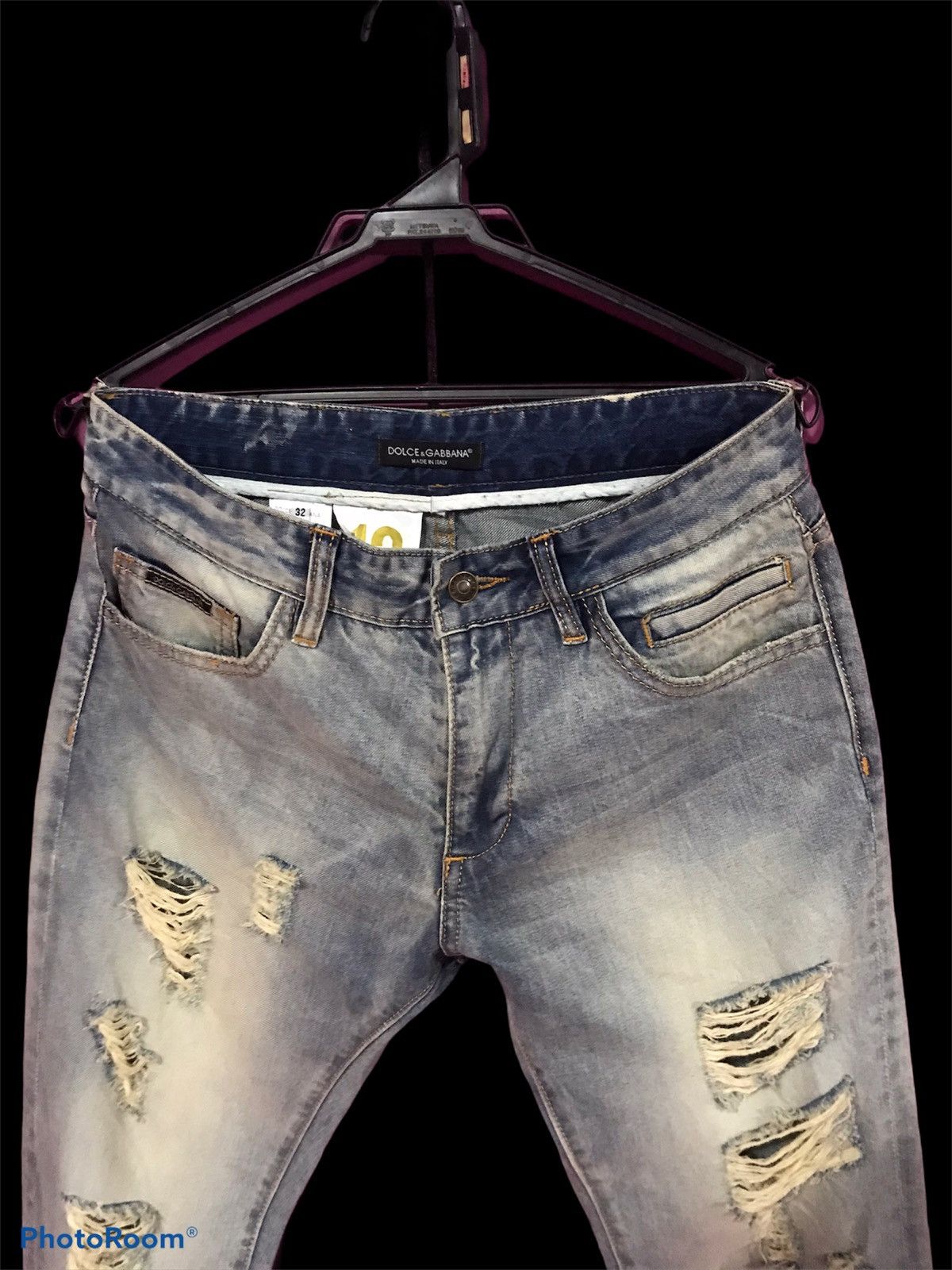 Dolce & Gabbana 🔥RARE🔥DOLCE&GABBANA LIGHT BLUE SIZE 31 JEANS ITALY Size US 31 - 4 Thumbnail